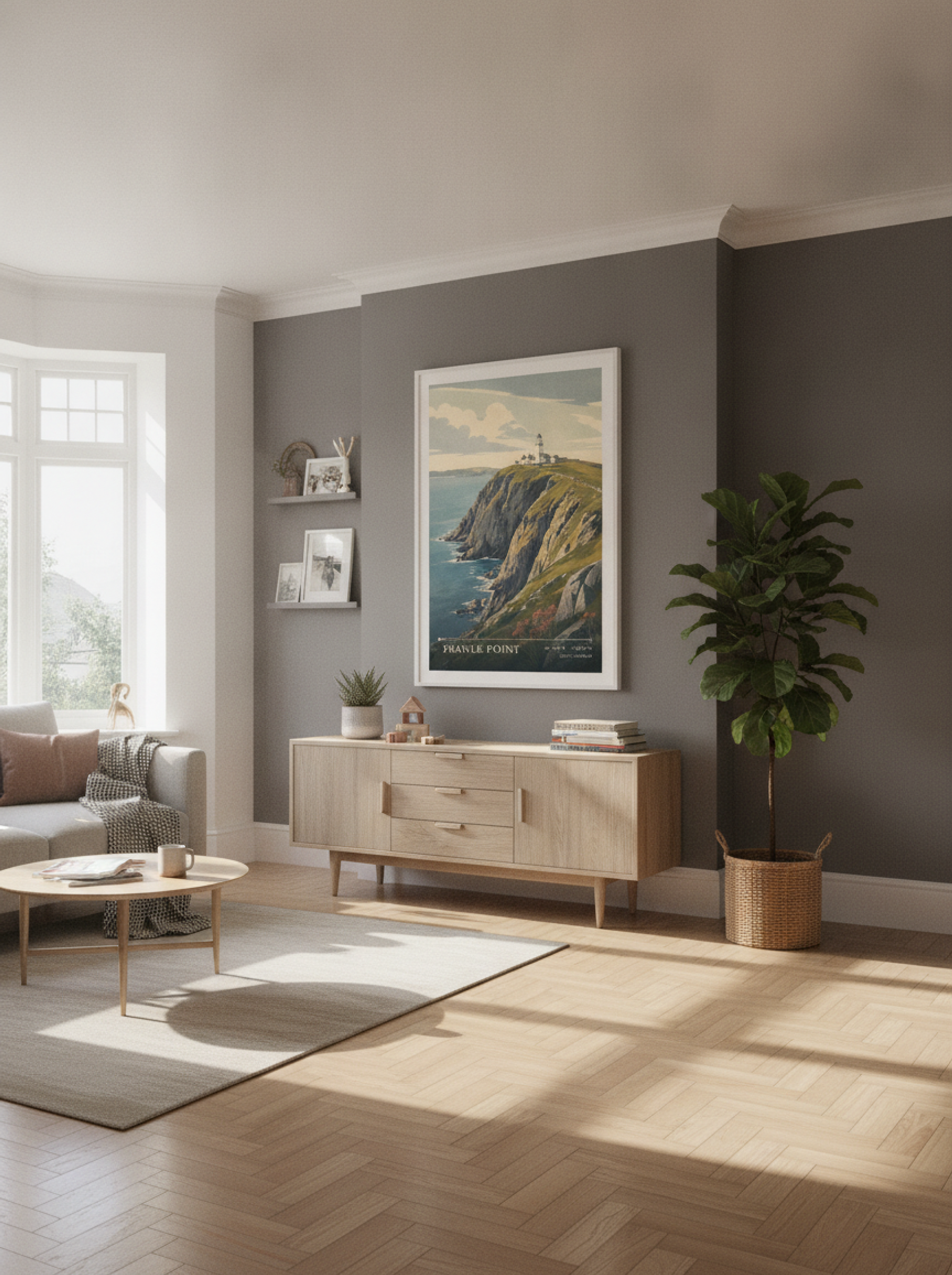 Prawle Point Devon England Travel Poster - Lifestyle