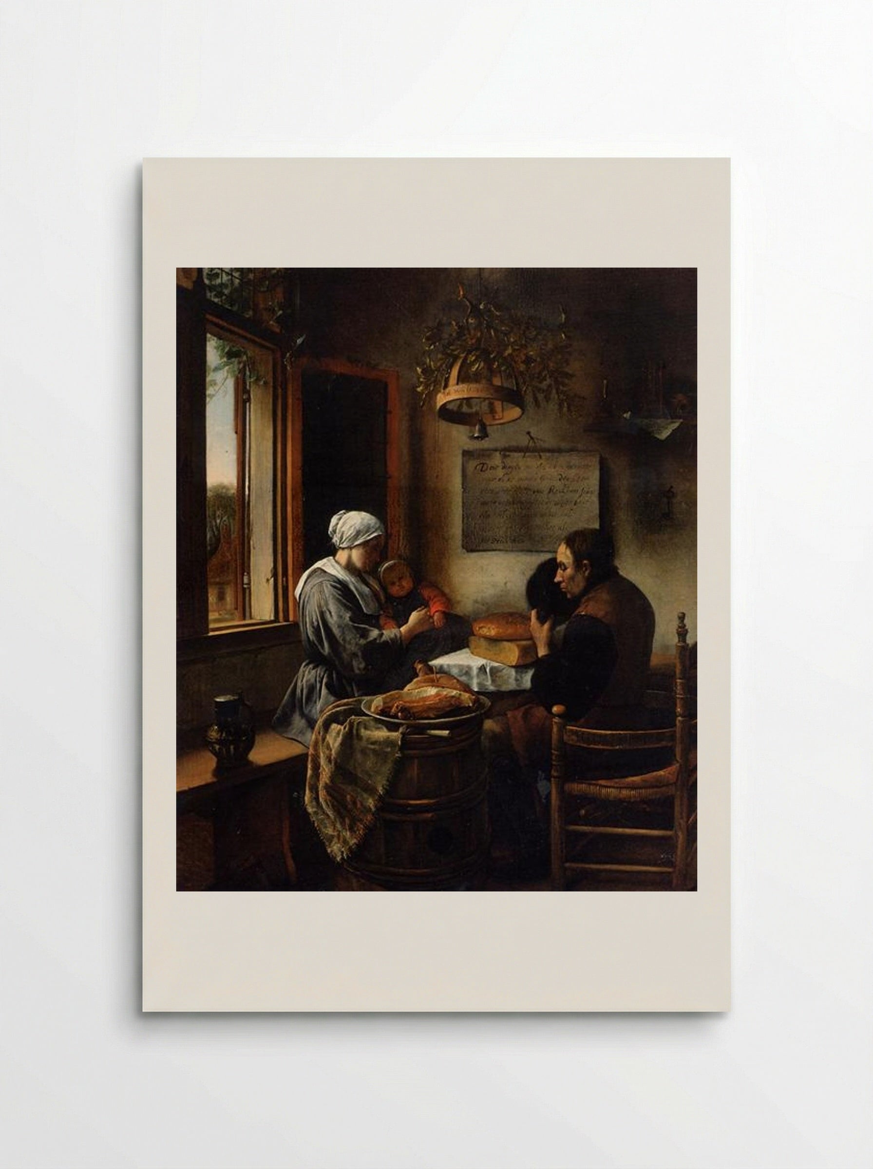 Prayer before Meal - Jan Steen - Poster