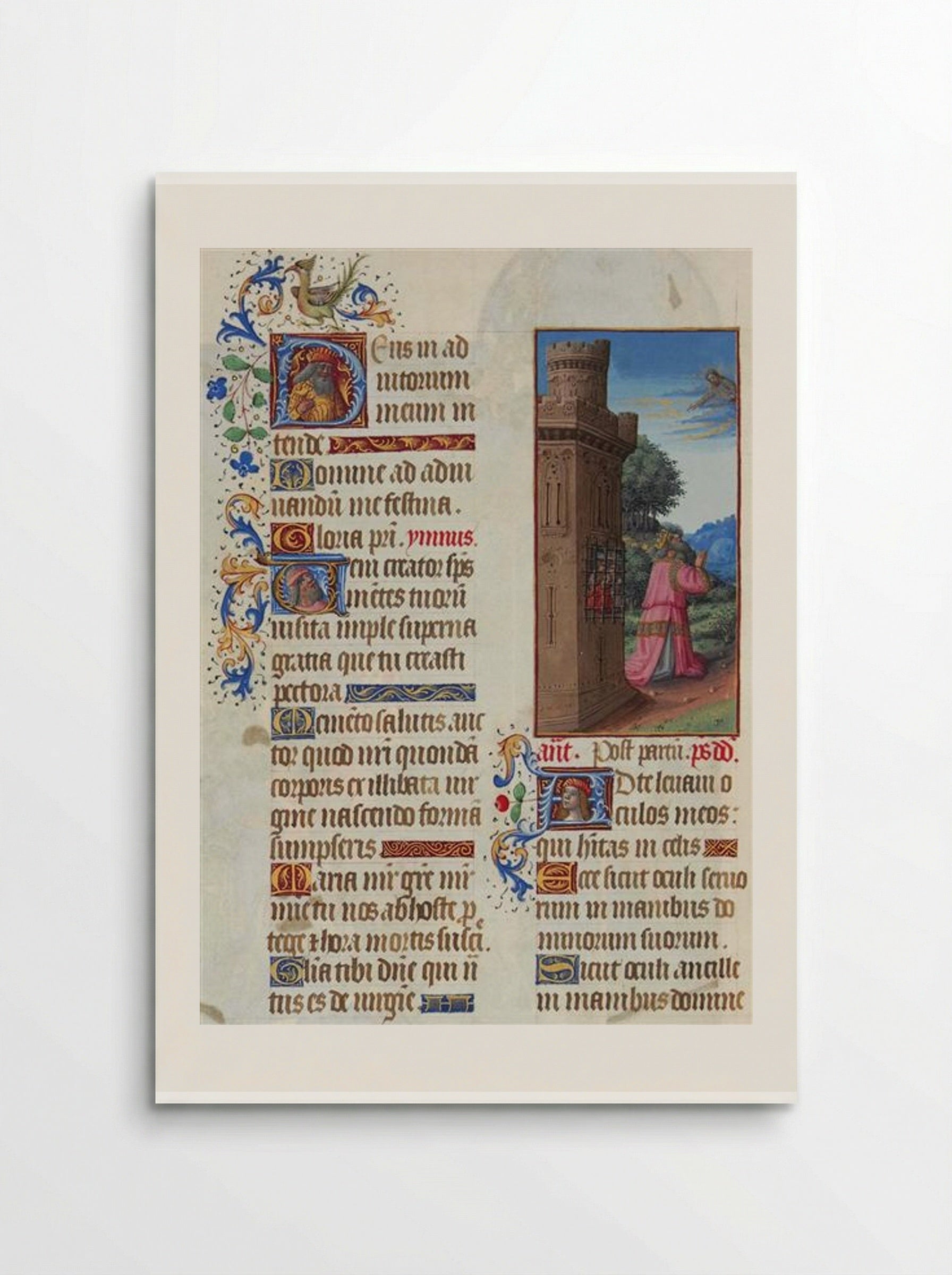 Prayer of David - Limbourg brothers - Poster