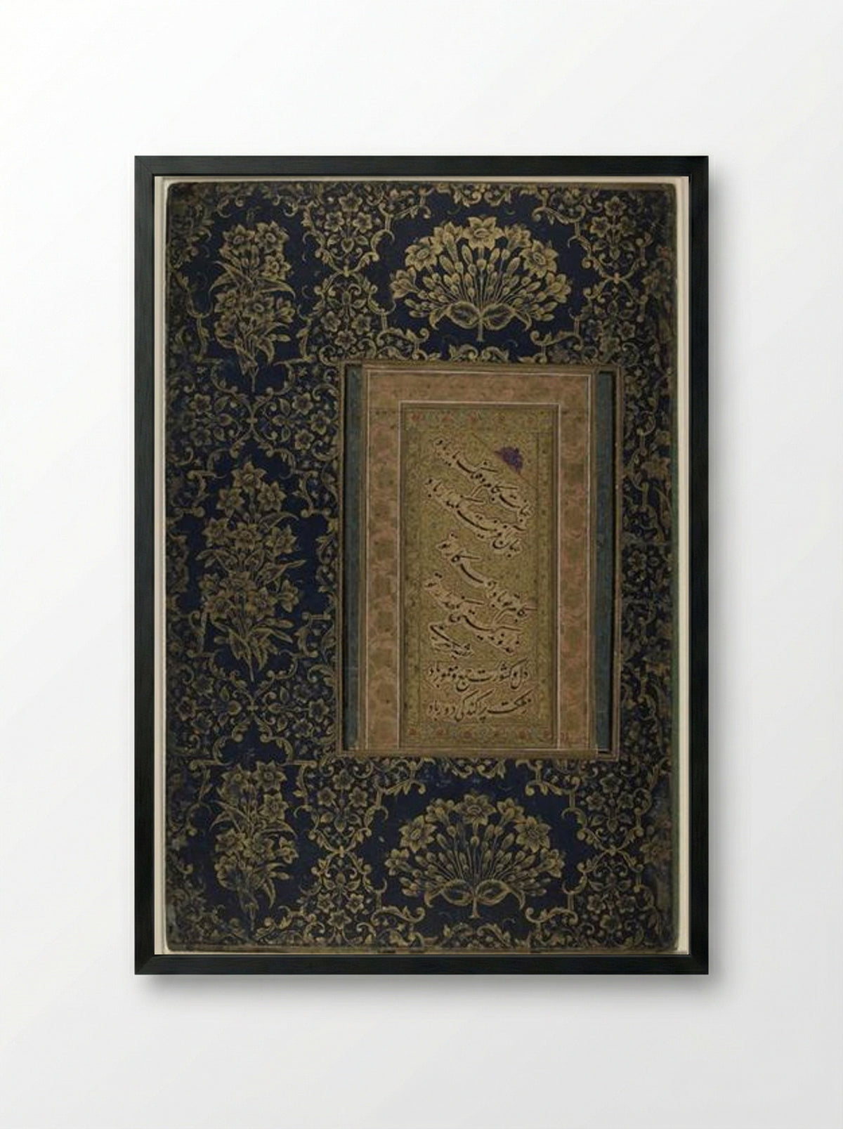 Prayers for Safety and Success - Mir Ali Tabrizi - Framed Print Black