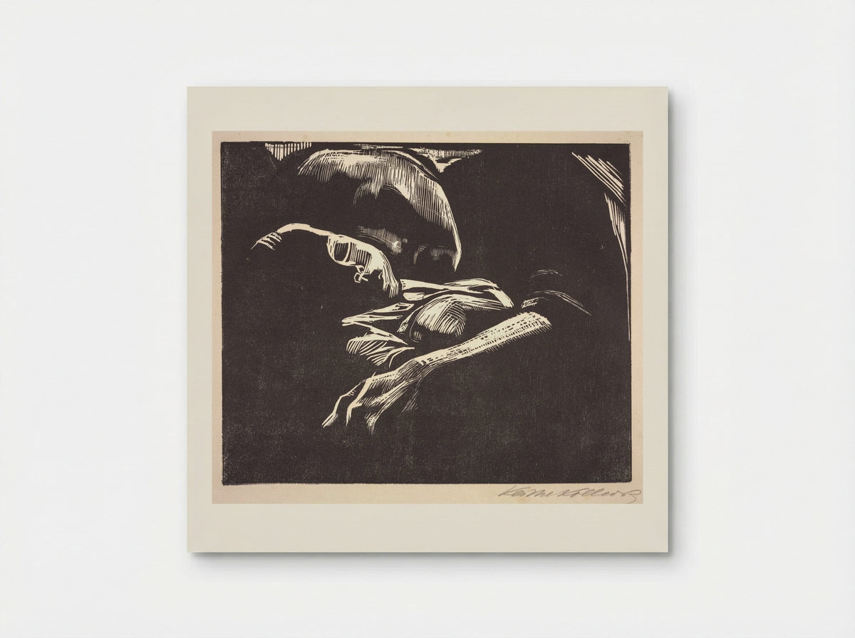 Pregnant Woman Contemplating Suicide - Käthe Kollwitz - Poster