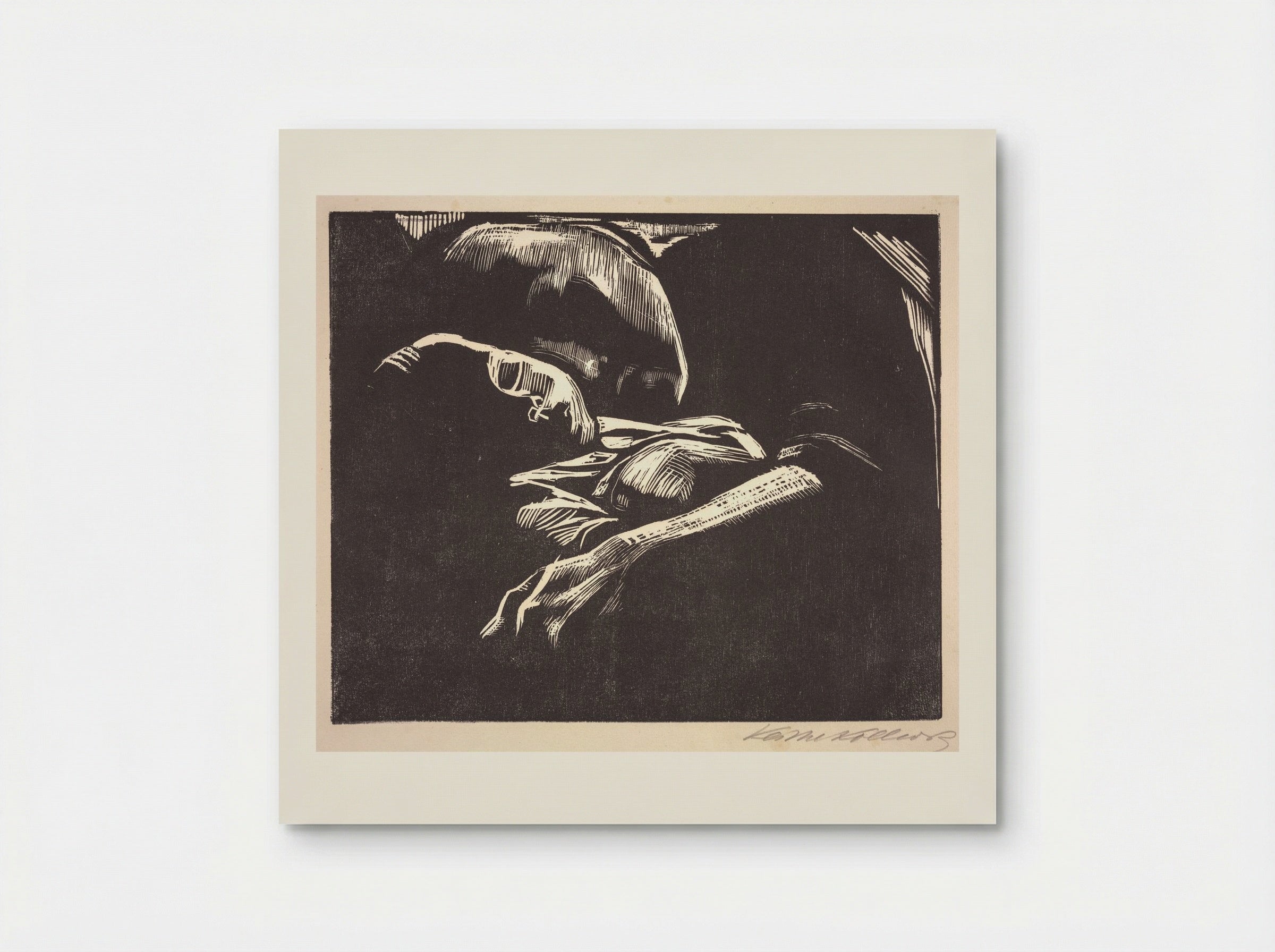 Pregnant Woman Contemplating Suicide - Käthe Kollwitz - Poster