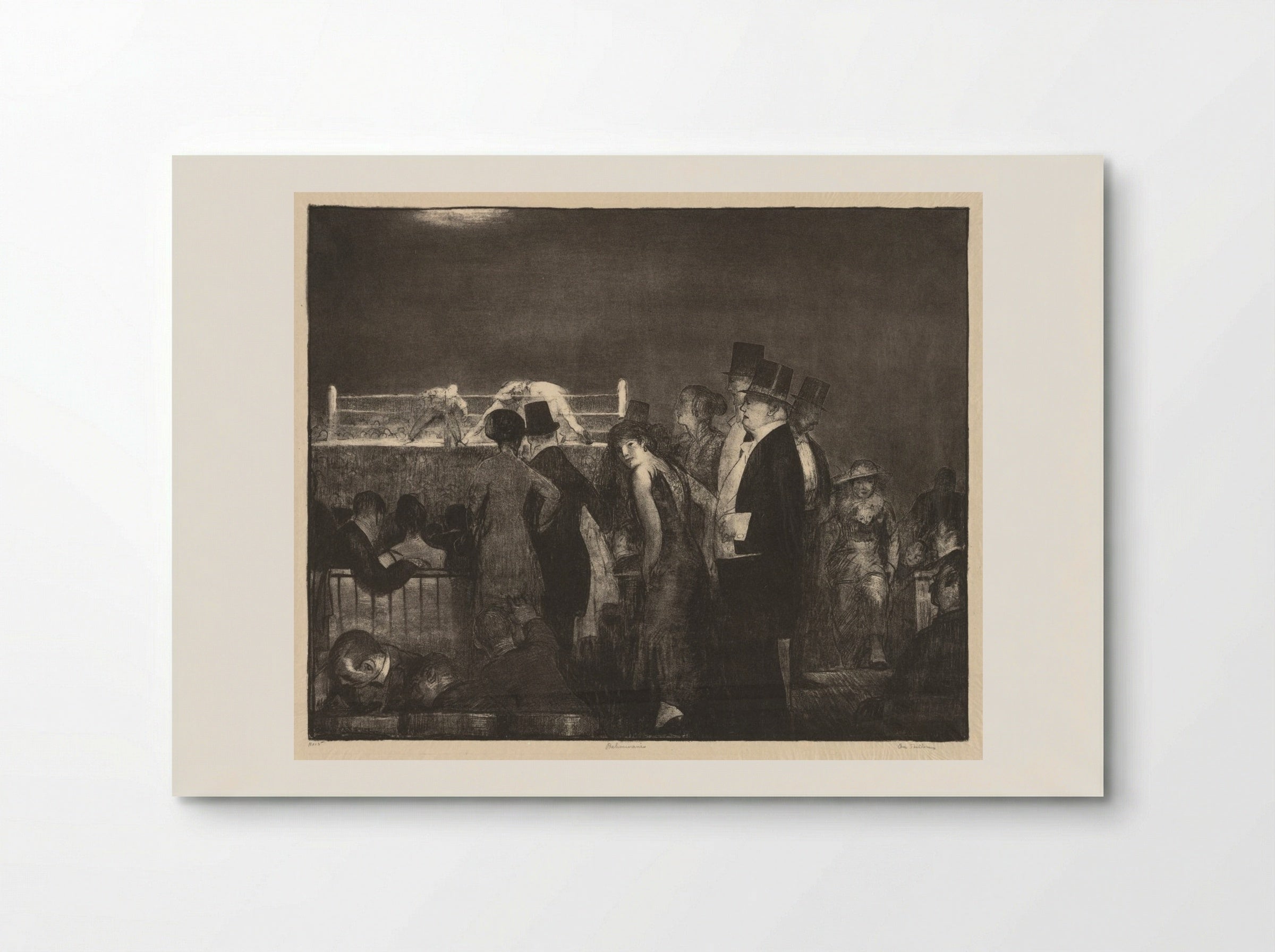 Preliminaries - George Bellows - Poster