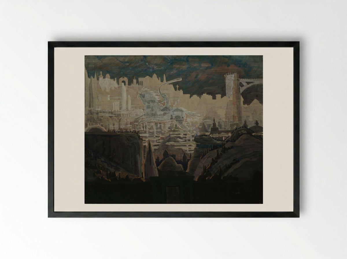 Prelude - Mikalojus Konstantinas Čiurlionis - Framed Print Black