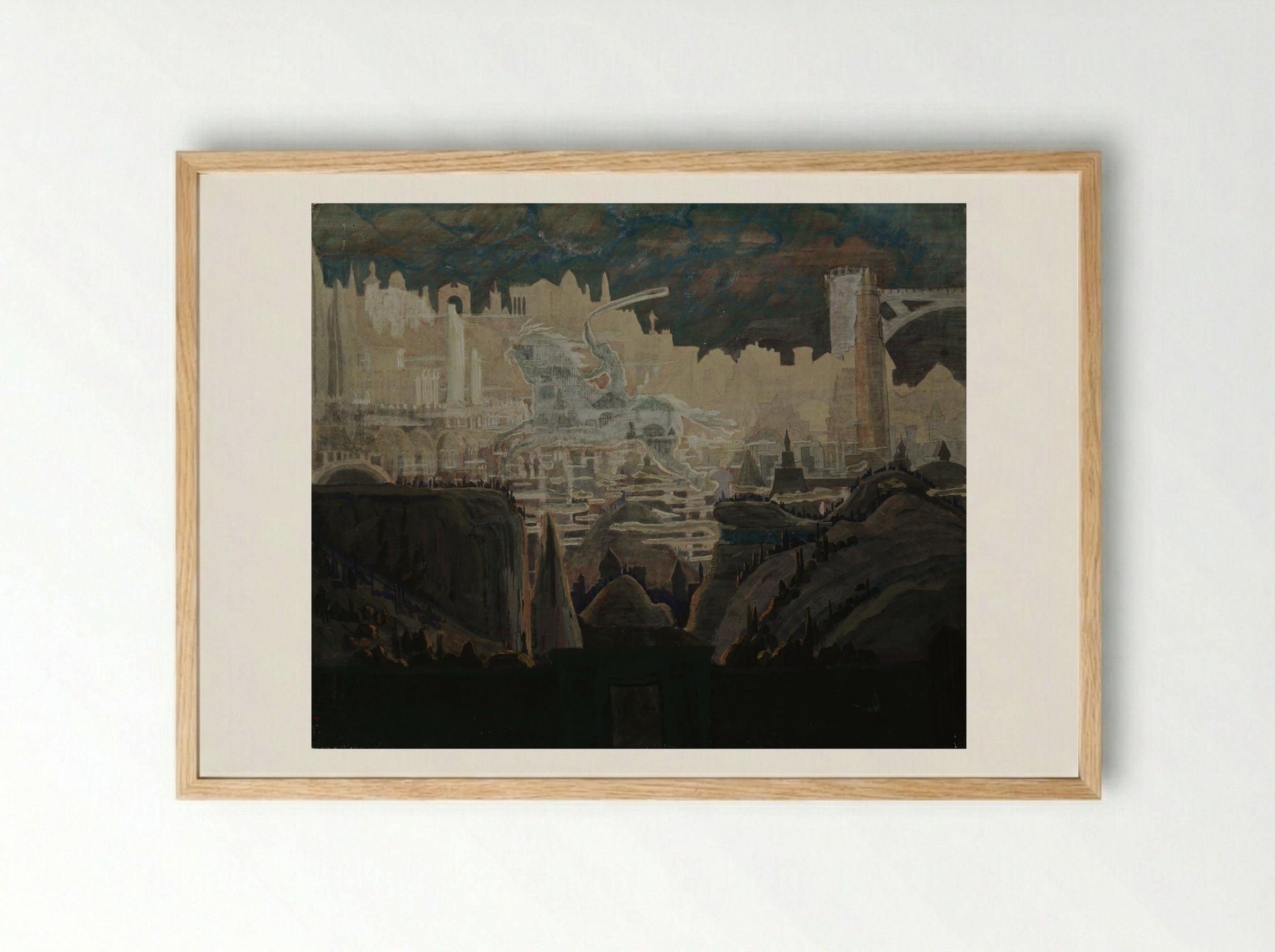 Prelude - Mikalojus Konstantinas Čiurlionis - Framed Print Wood
