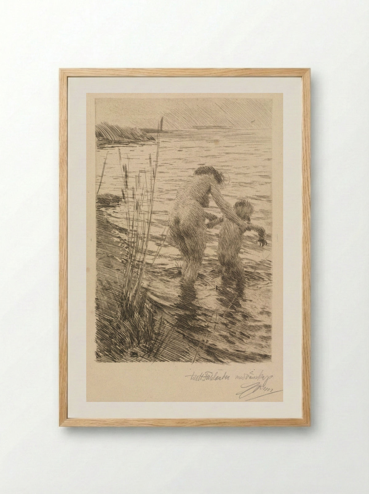 Première - Anders Zorn - Framed Print Wood