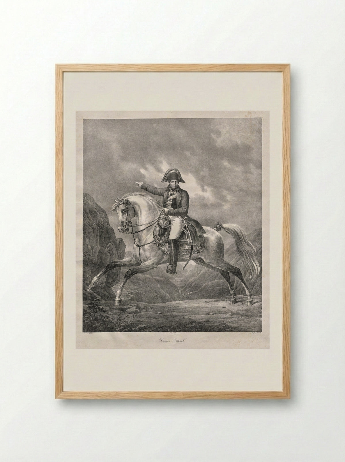 Premier Consul - Antoine Jean Weber - Framed Print Wood