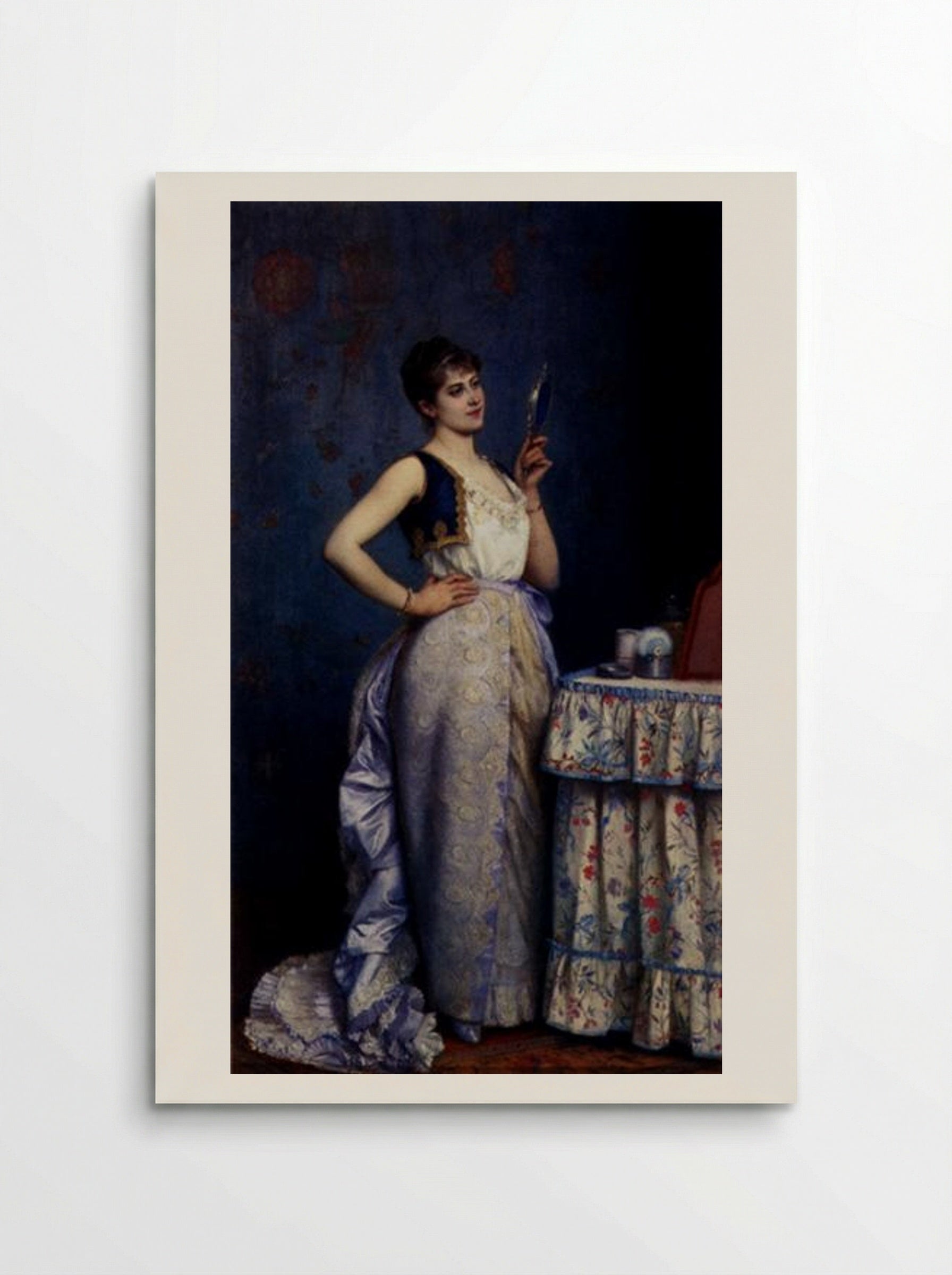 Preparing For The Ball - Auguste Toulmouche - Poster