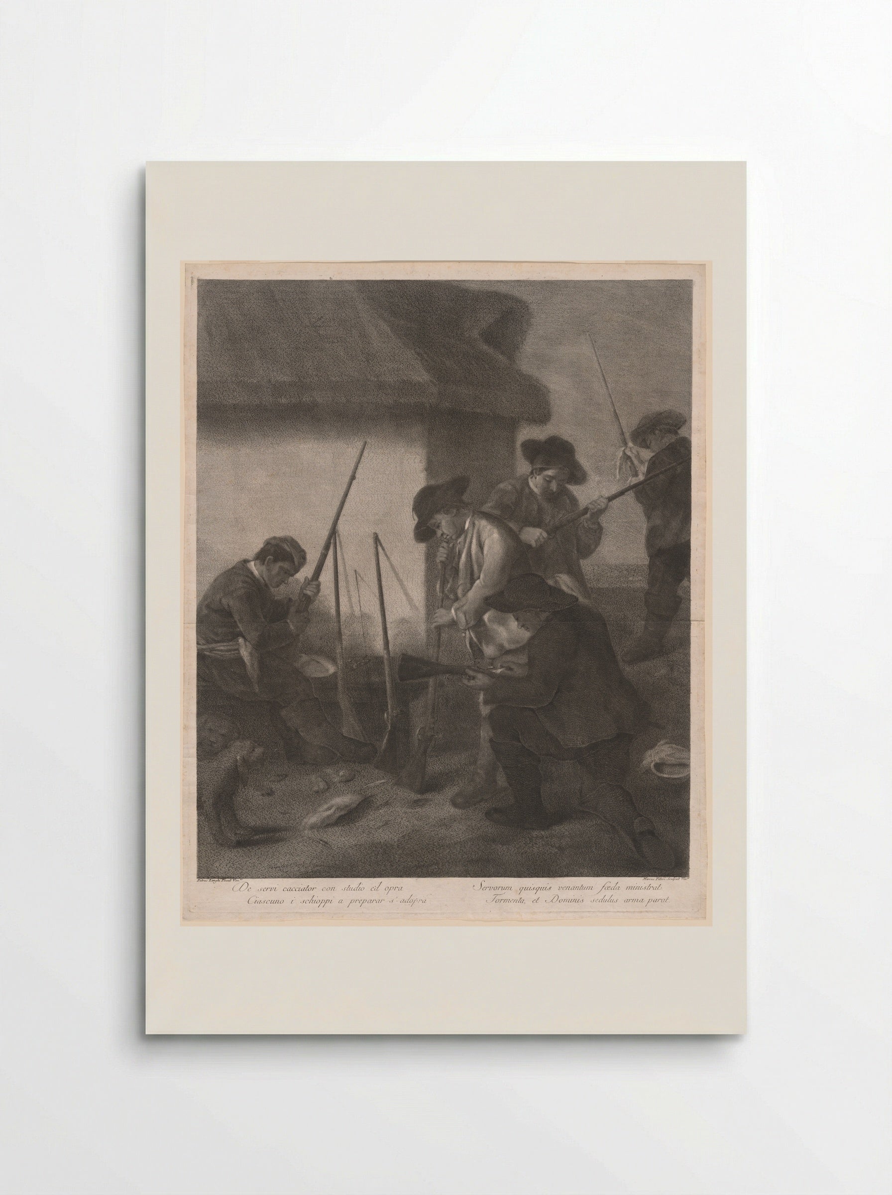 Preparing the Guns - Pietro Longhi - Poster