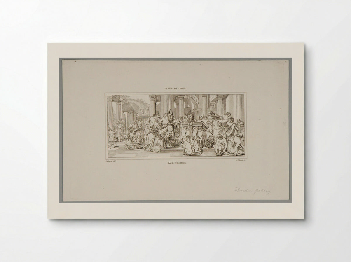 Presentation in the Temple (After Veronese) - Adolf Hohneck - Poster