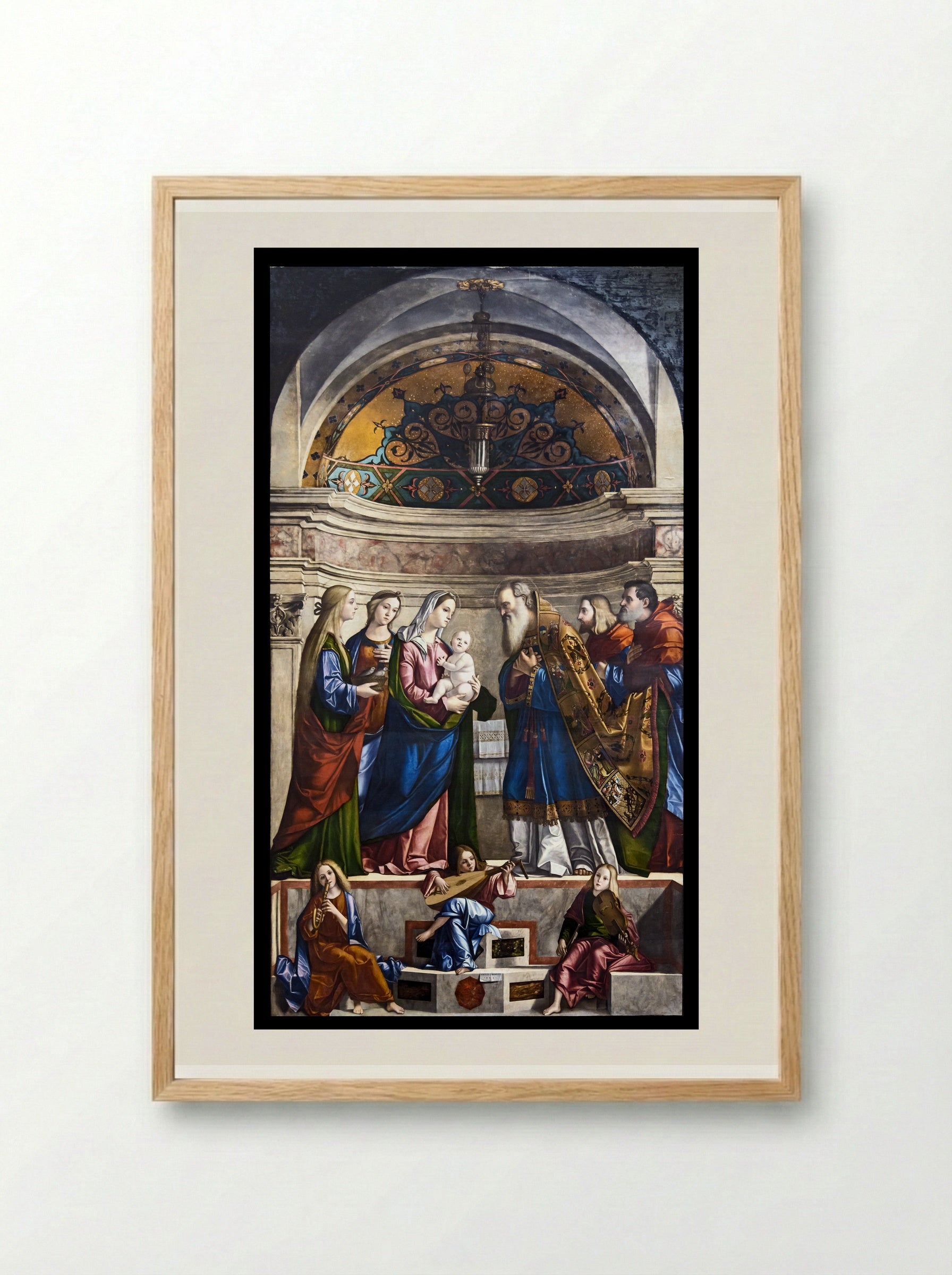 Presentation in the Temple - Vittore Carpaccio - Framed Print Wood