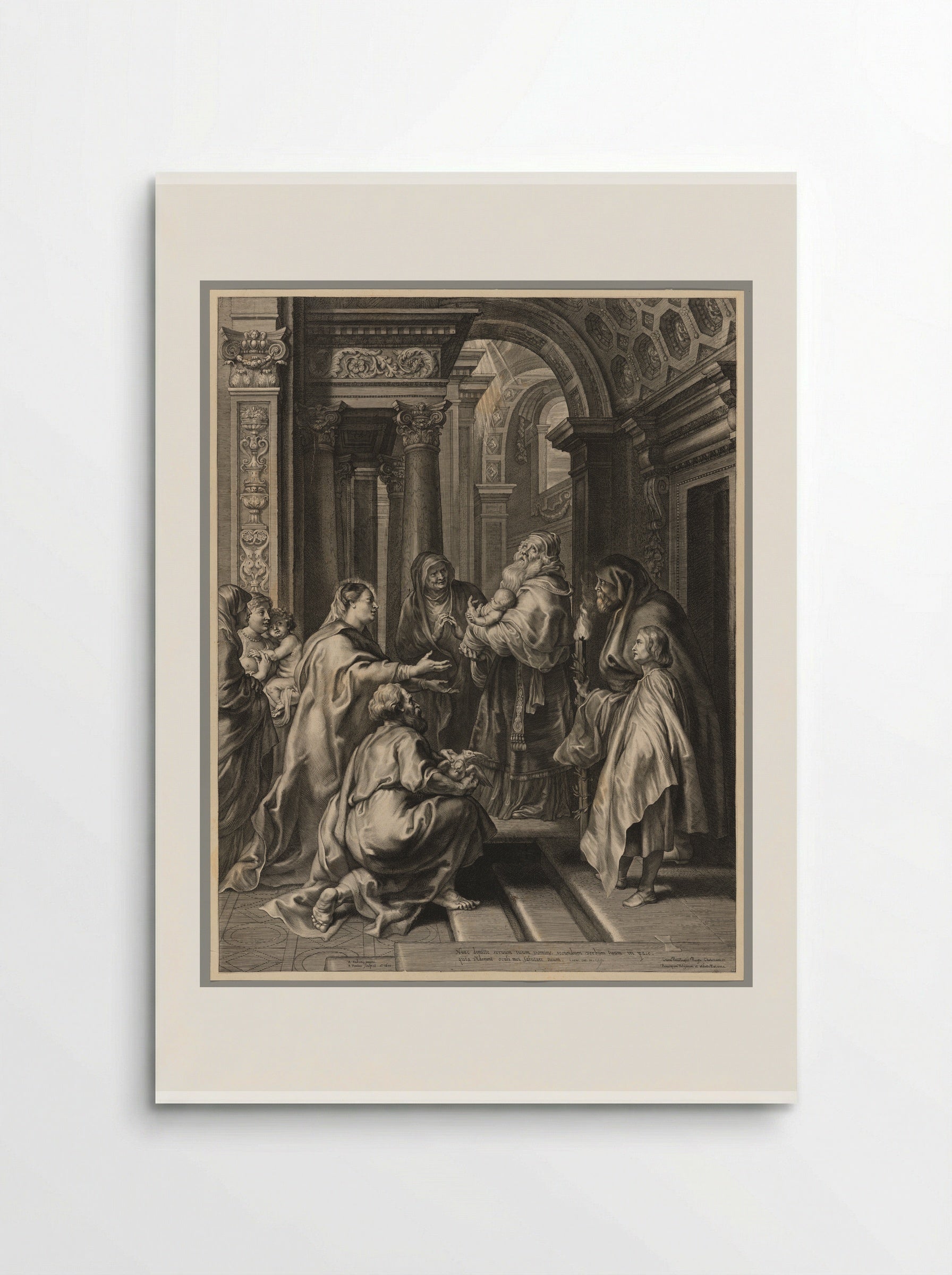 Presentation in the Temple - Paulus Pontius - Poster
