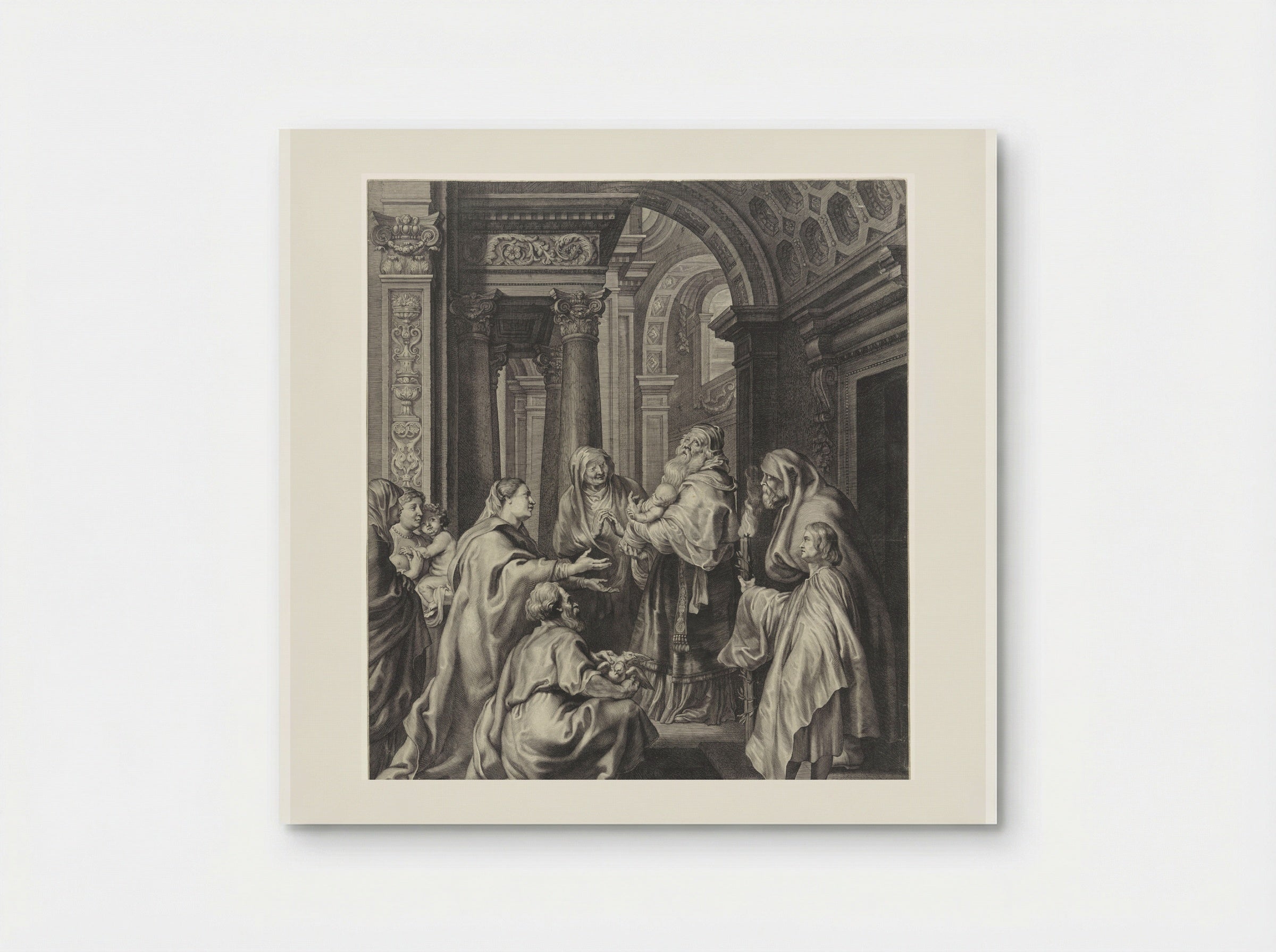 Presentation in the Temple - Paulus Pontius - Poster
