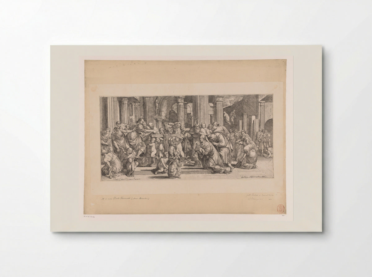 Presentation in the Temple - Guillaume Courtois - Poster