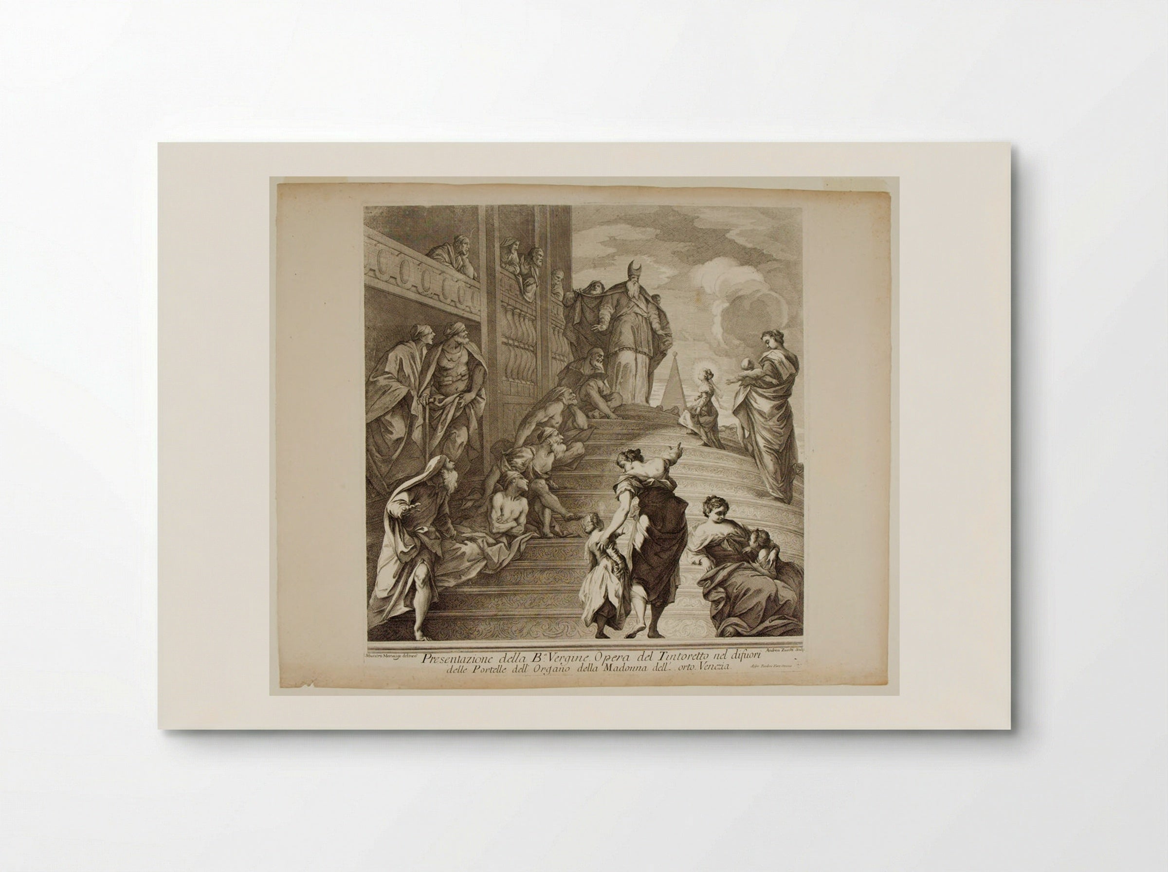 Presentation of the Virgin - Andrea Zucchi - Poster