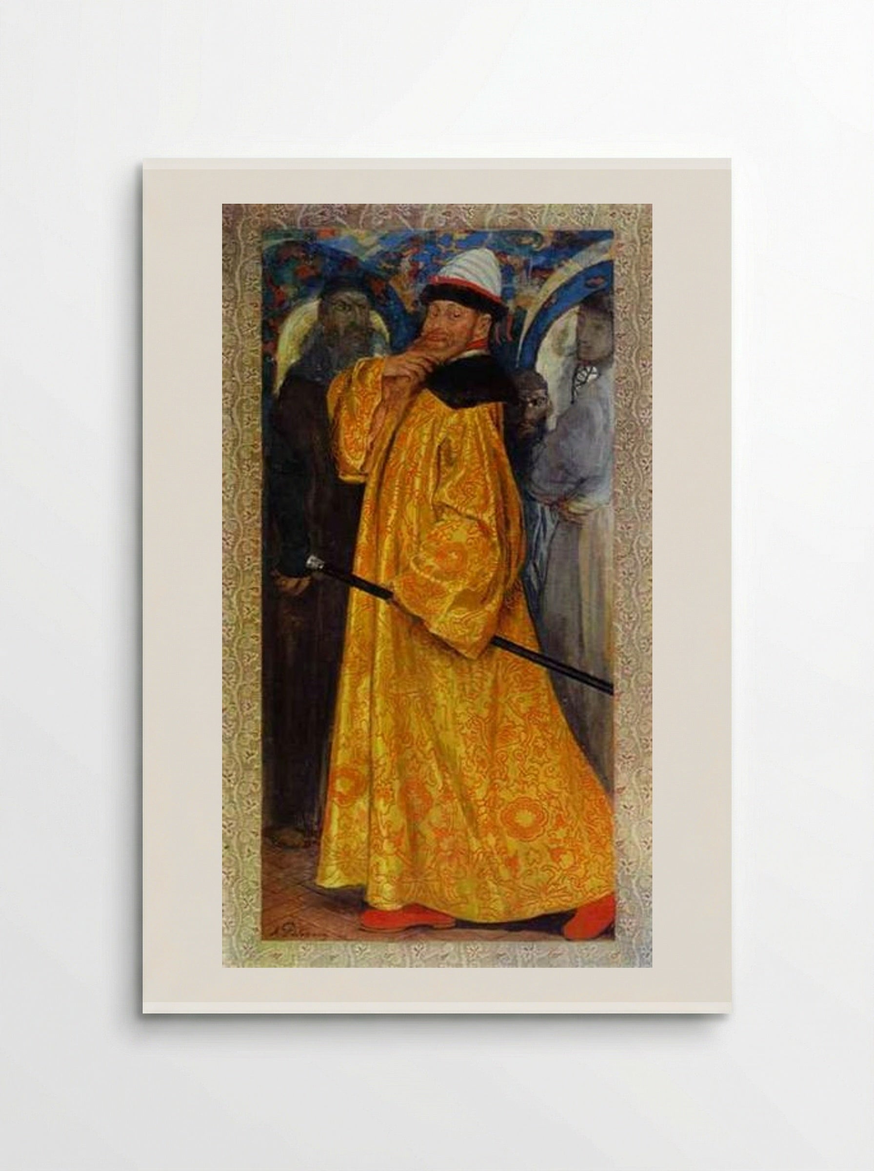 Presented with the Tzar's Own Fur-lined Robe - Andrei Ryabushkin - Poster