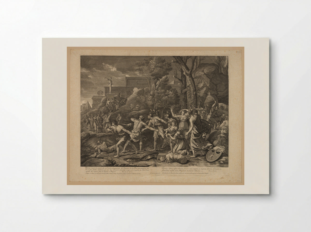 Preservation of the Young Pyrrhus - Guillaume Chasteau - Poster