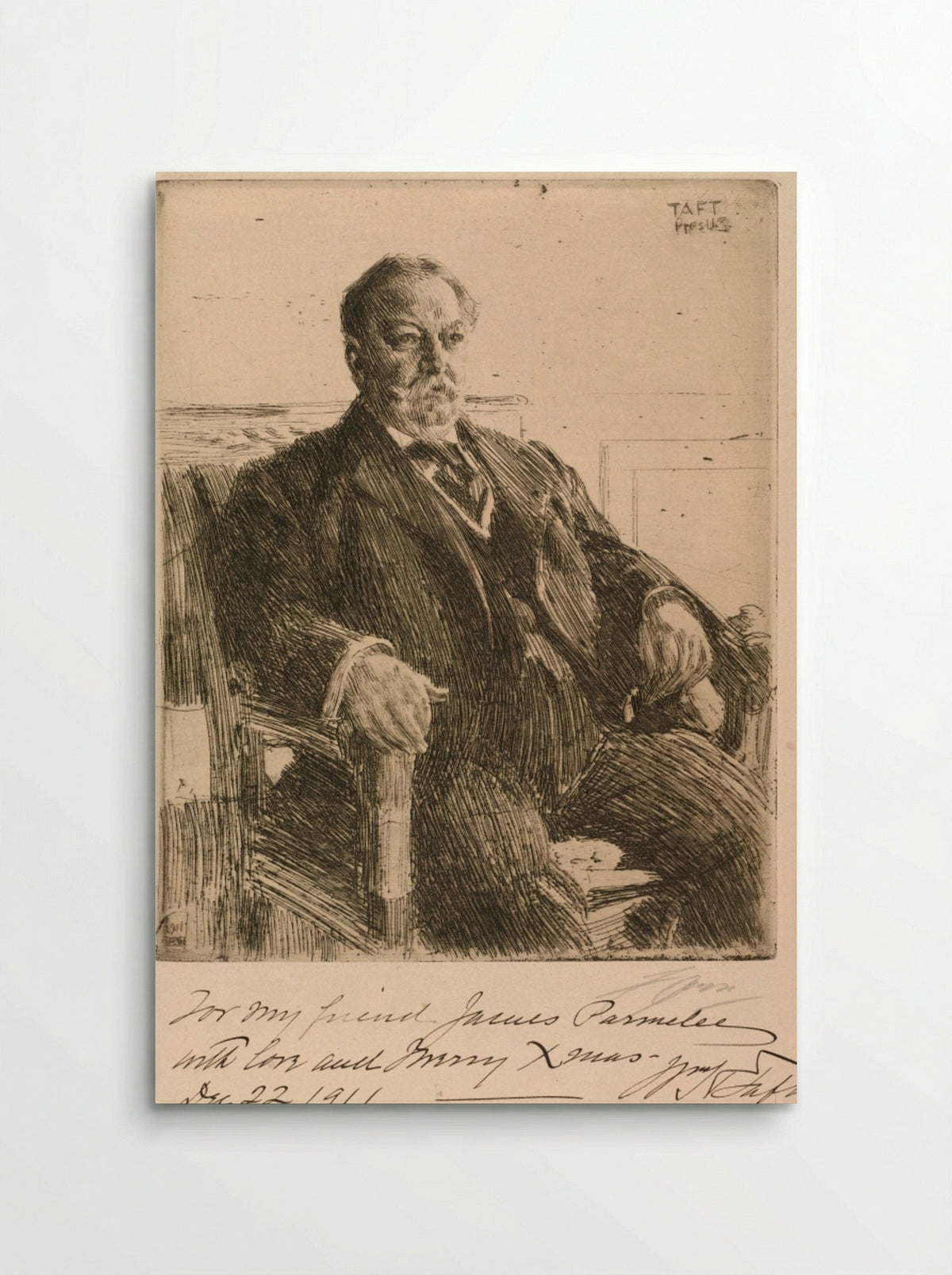 President William Howard Taft - Anders Zorn - Poster