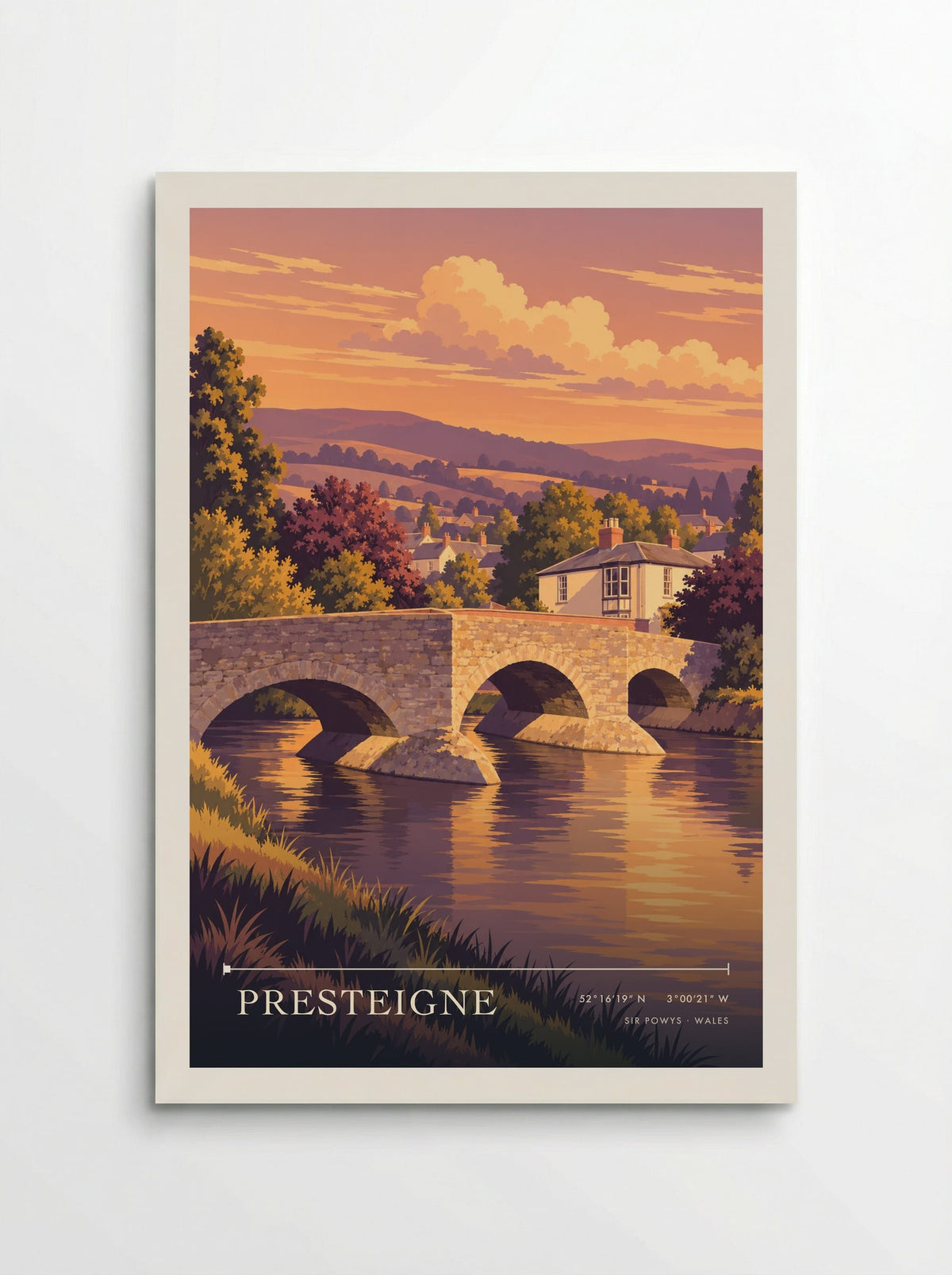 Presteigne, Sir Powys | Travel Poster - Poster