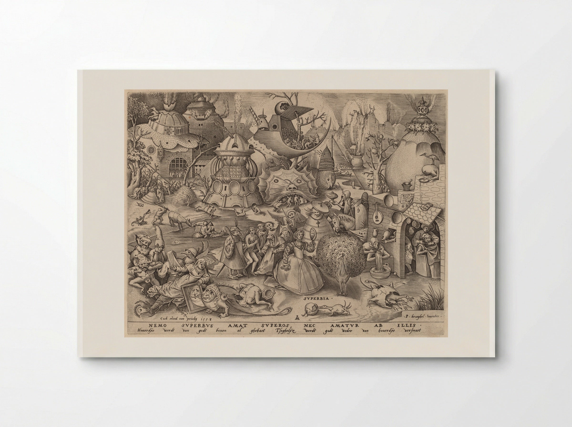 Pride (Superbia) - Pieter Bruegel the Elder - Poster
