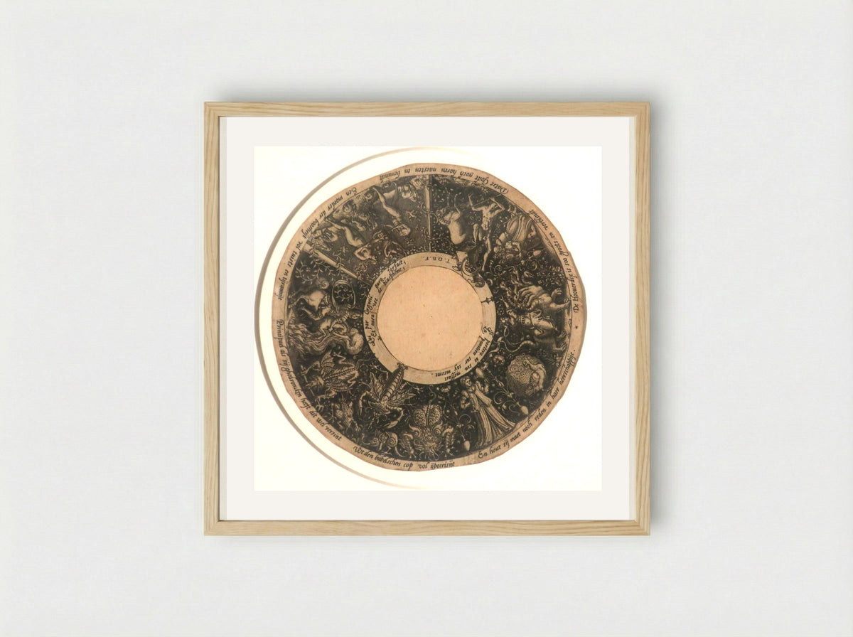 Pride and Folly - Theodor de Bry - Framed Print Wood