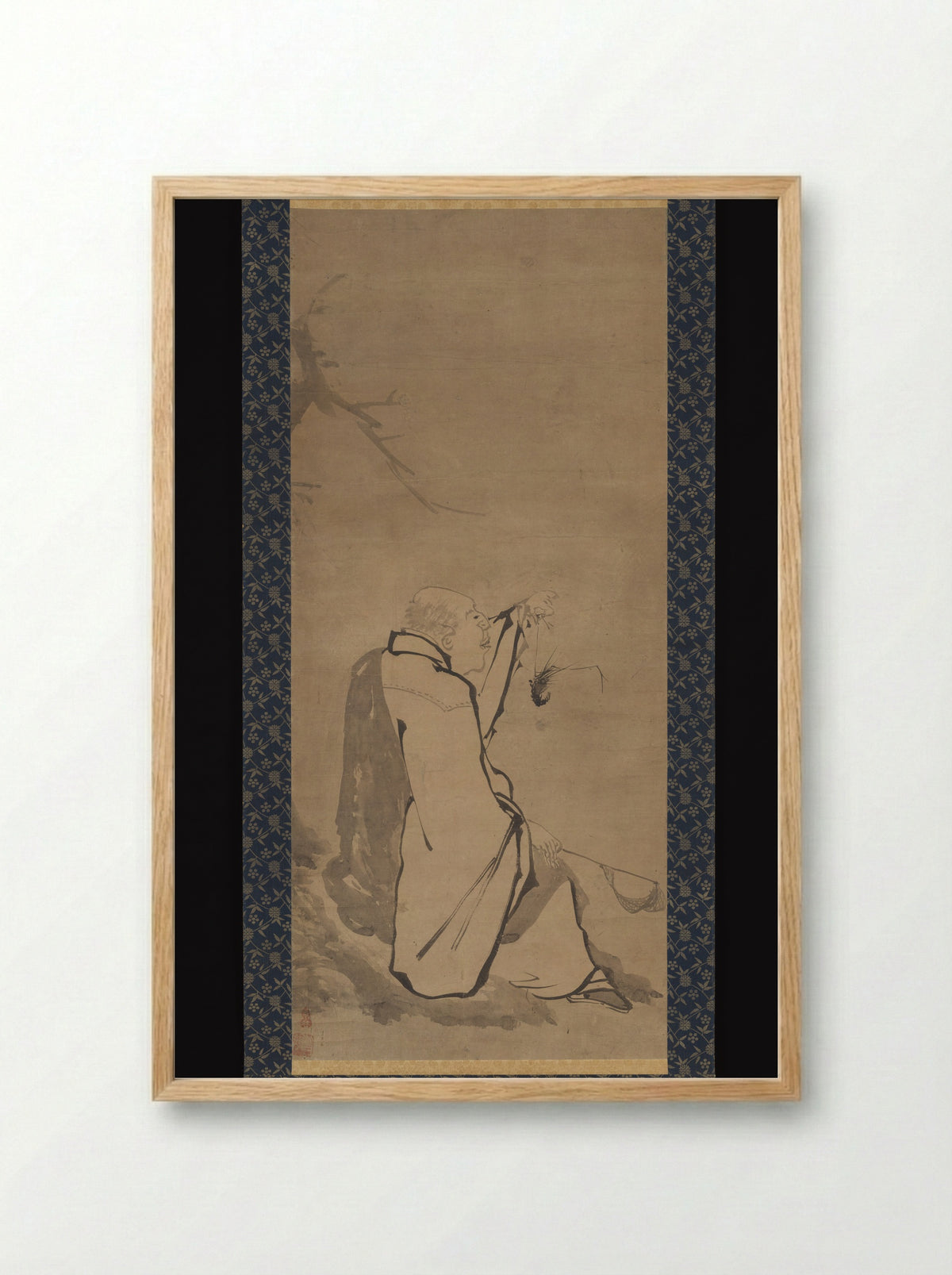 Priest Xianzi - Unkoku Tōgan - Framed Print Wood