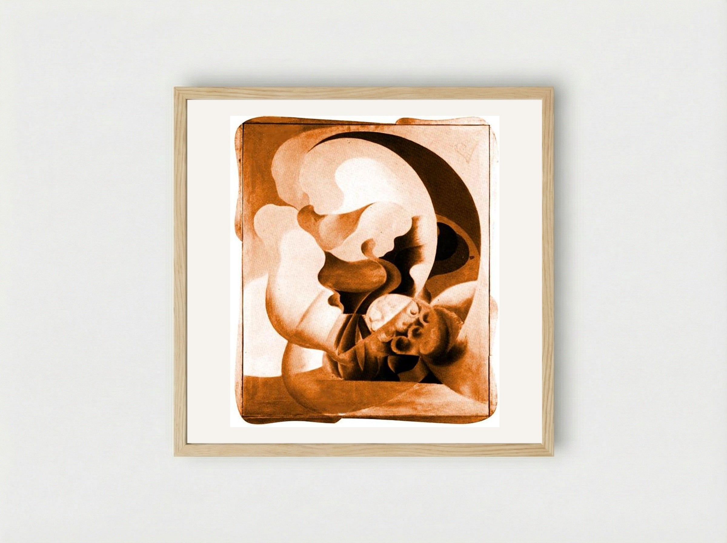 Primavera (Spring) - Giacomo Balla - Framed Print Wood
