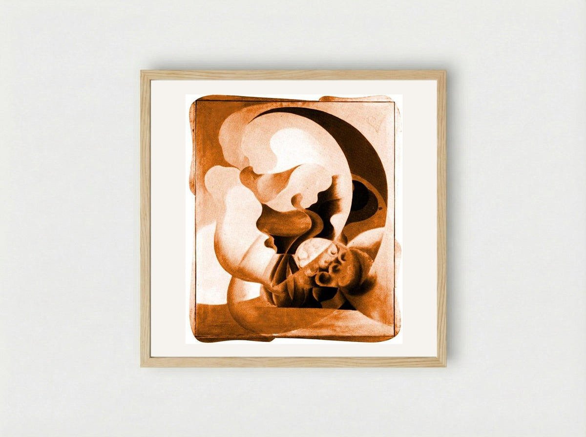 Primavera (Spring) - Giacomo Balla - Framed Print Wood