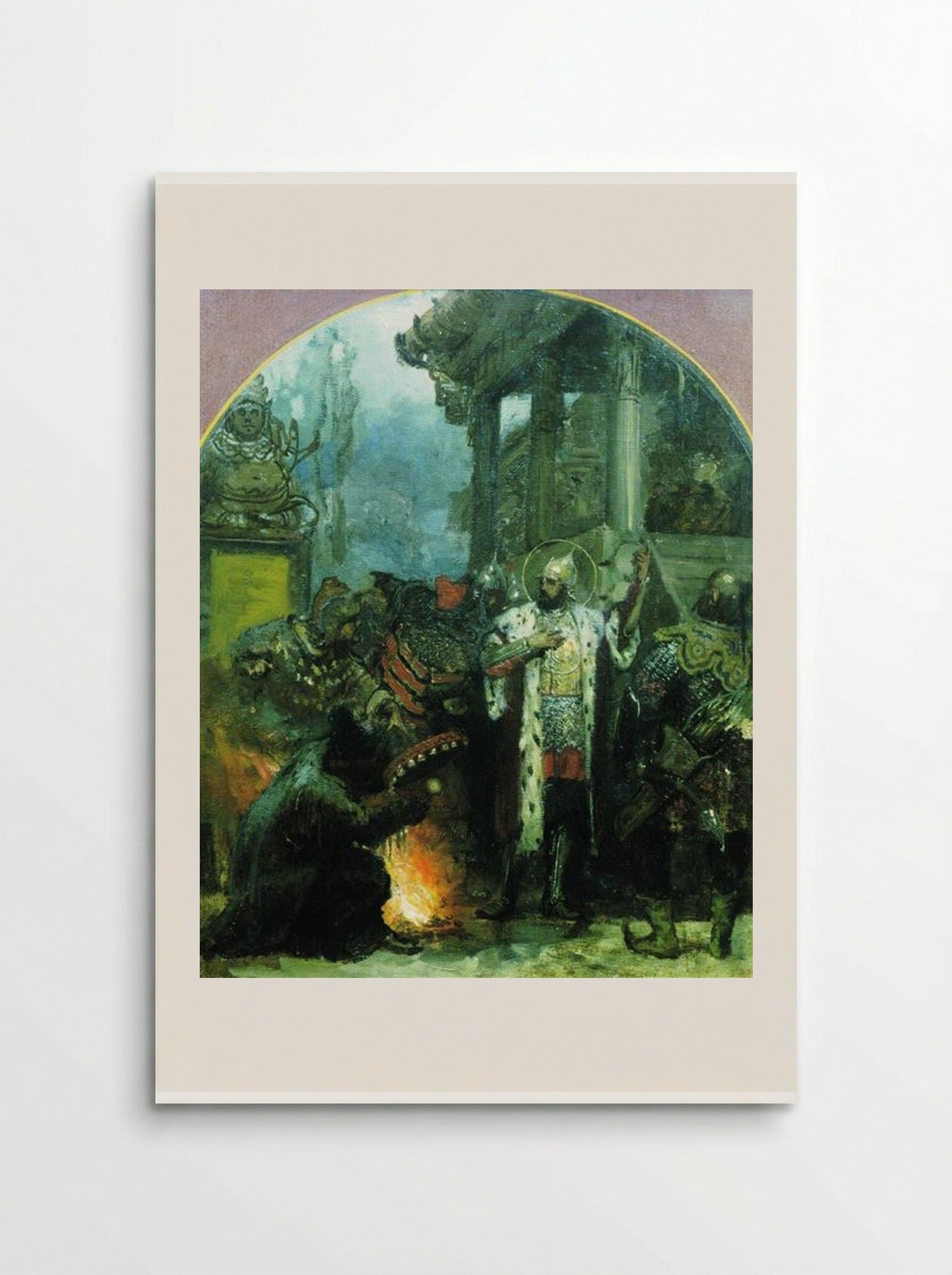 Prince Alexander Nevsky in the Golden Horde - Henryk Siemiradzki - Poster