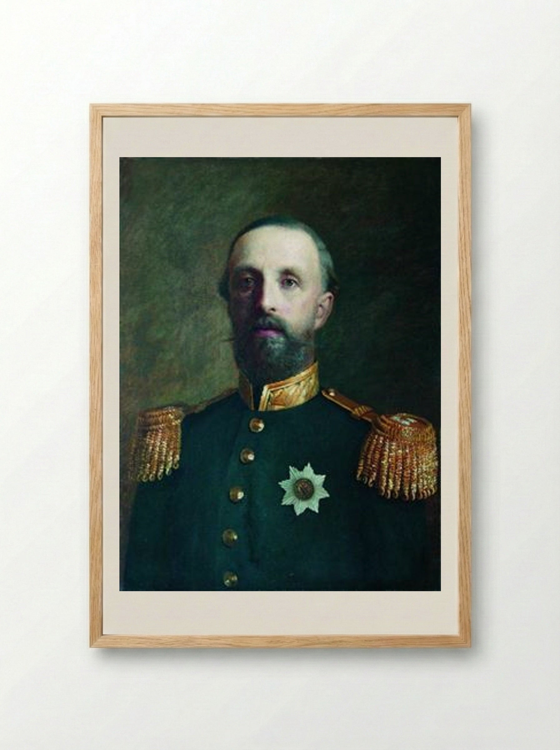 Prince Oscar Bernadotte, Duke of Ostgotlandiya - Konstantin Makovsky - Framed Print Wood