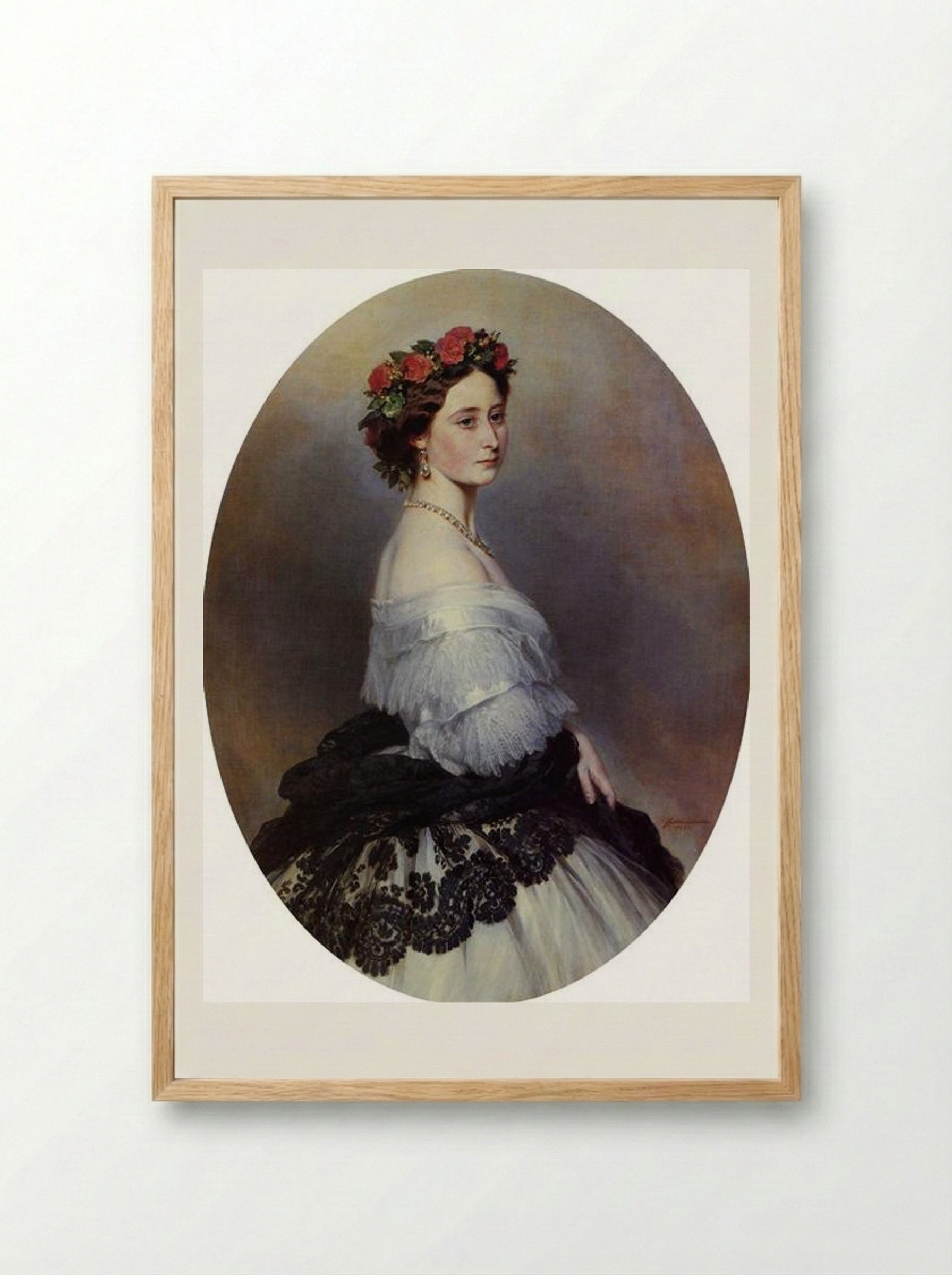 Princess Alice of the United Kingdom - Franz Xaver Winterhalter - Framed Print Wood