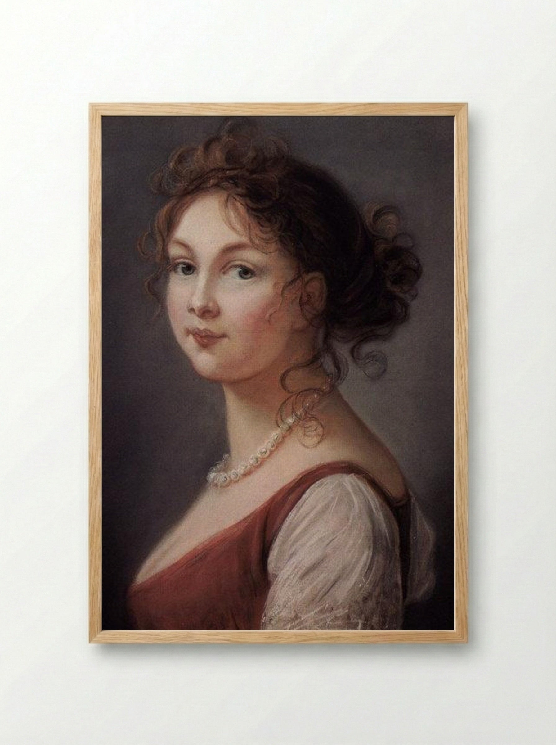 Princess Louise of Prussia - Louise Elisabeth Vigée Le Brun - Framed Print Wood