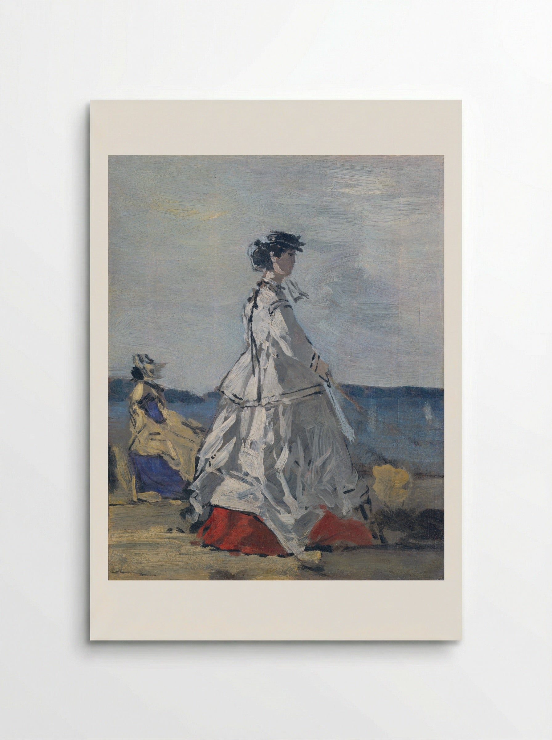 Princess Pauline Metternich on the Beach - Eugène Boudin - Poster