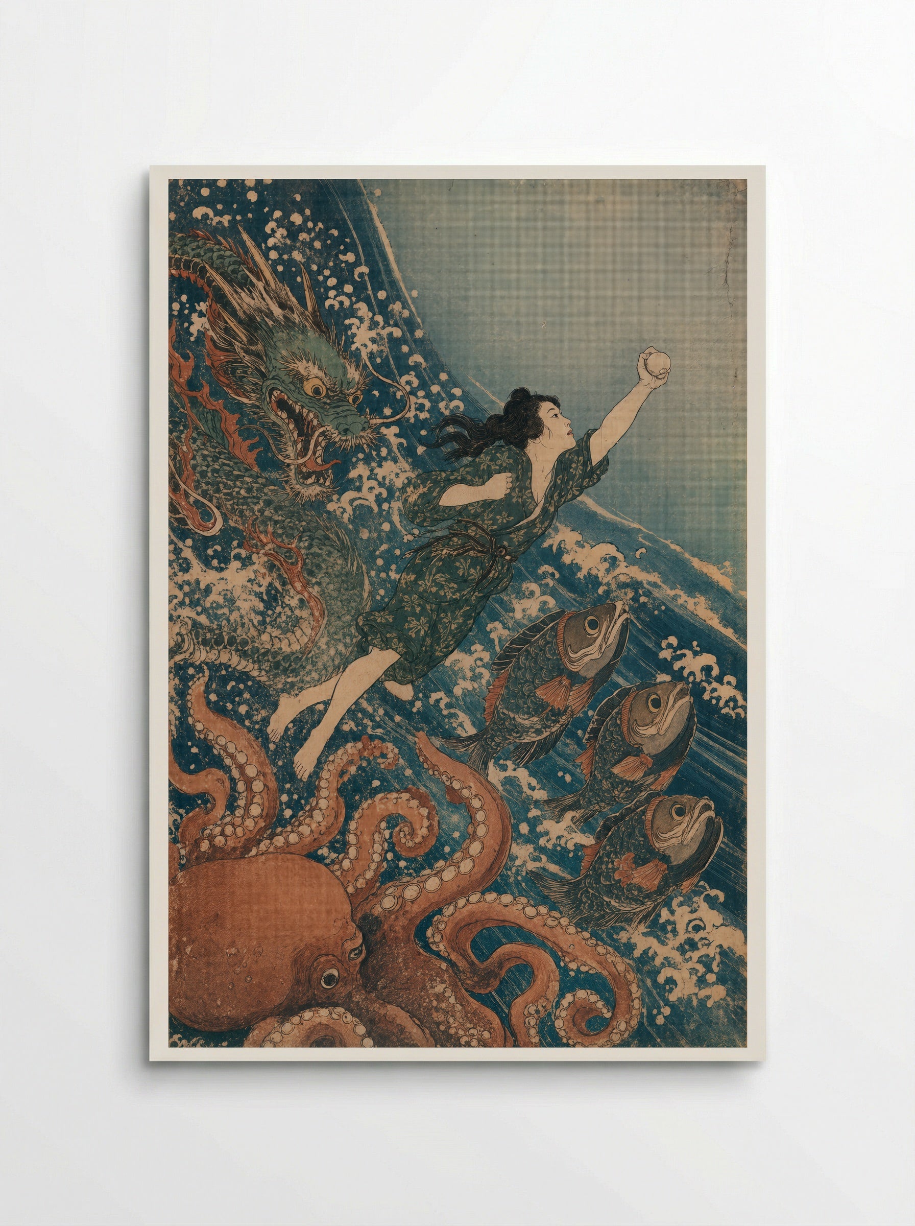 Princess Tamatori: The Dragon King's Pursuit - Poster