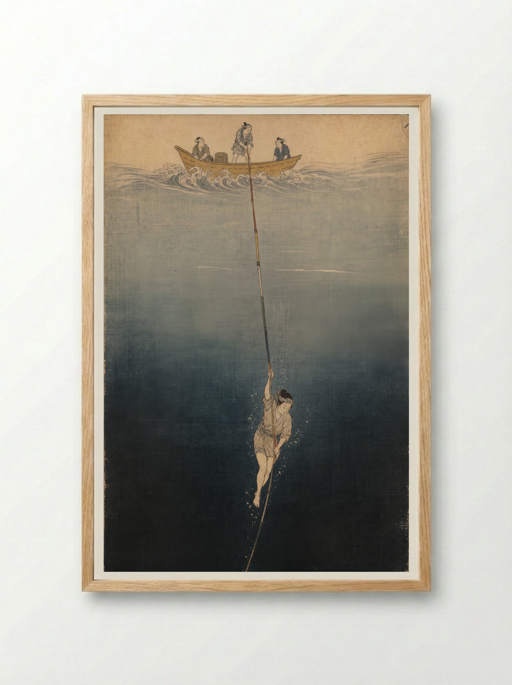 Princess Tamatori: The Five-Coloured Lifeline - Framed Print Wood