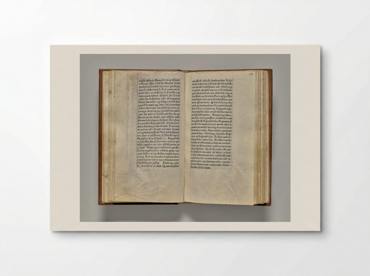 Printed Book of Hours (Use of Rome): fol. 95v - Guillaume Le Rouge - Poster