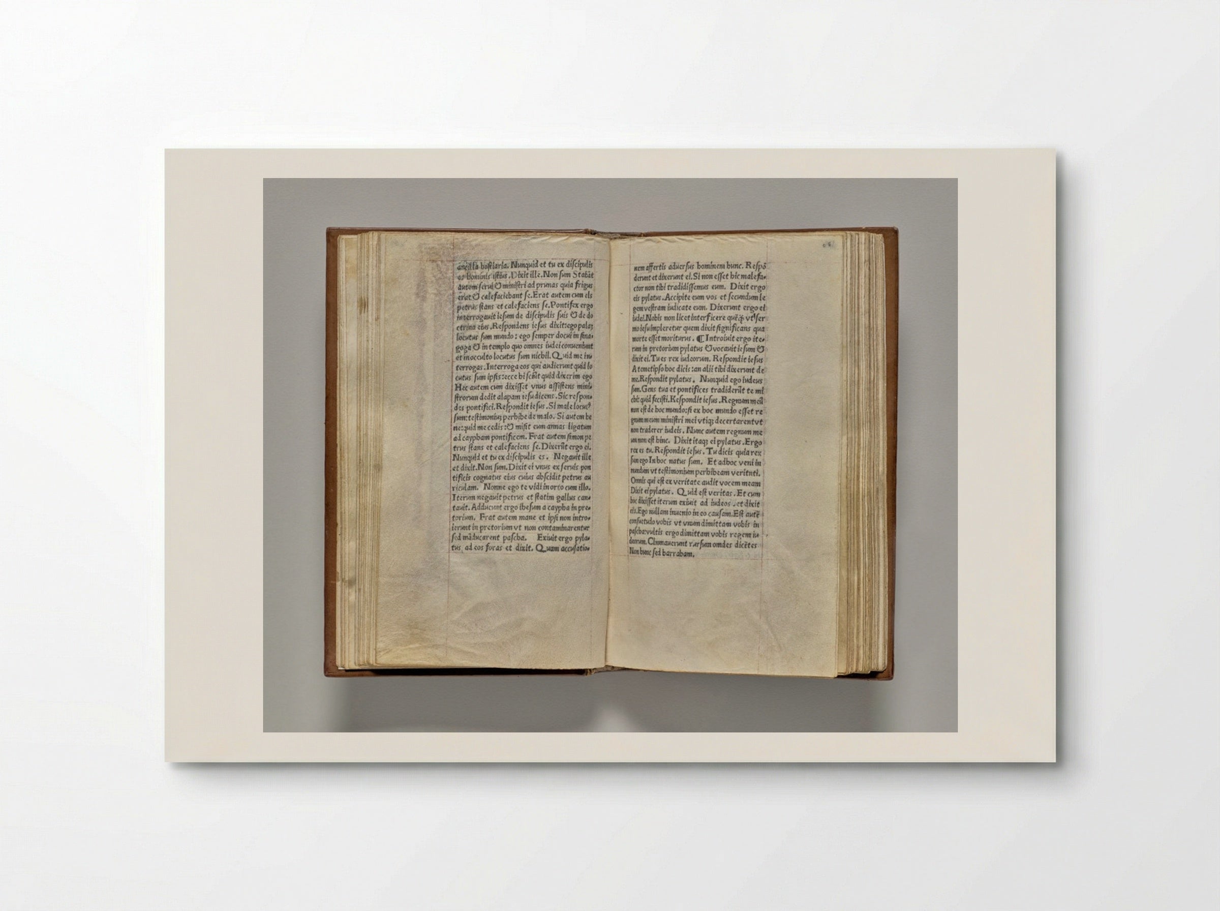 Printed Book of Hours (Use of Rome): fol. 95v - Guillaume Le Rouge - Poster