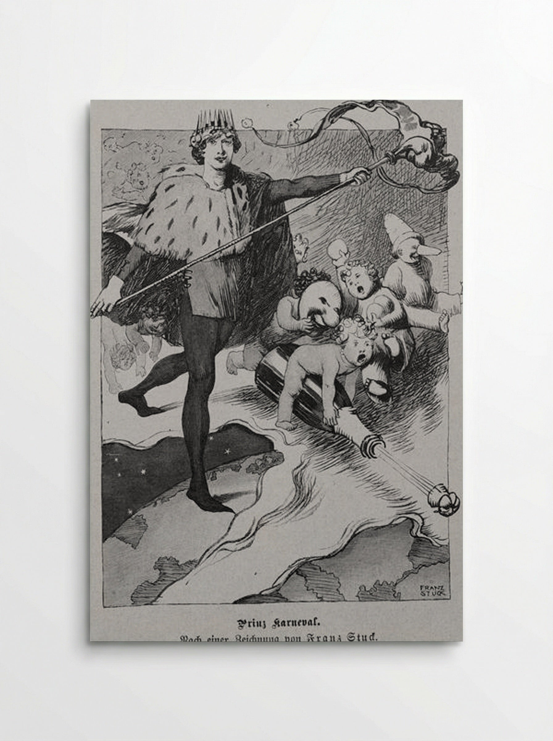Prinz Karneval - Franz von Stuck - Poster