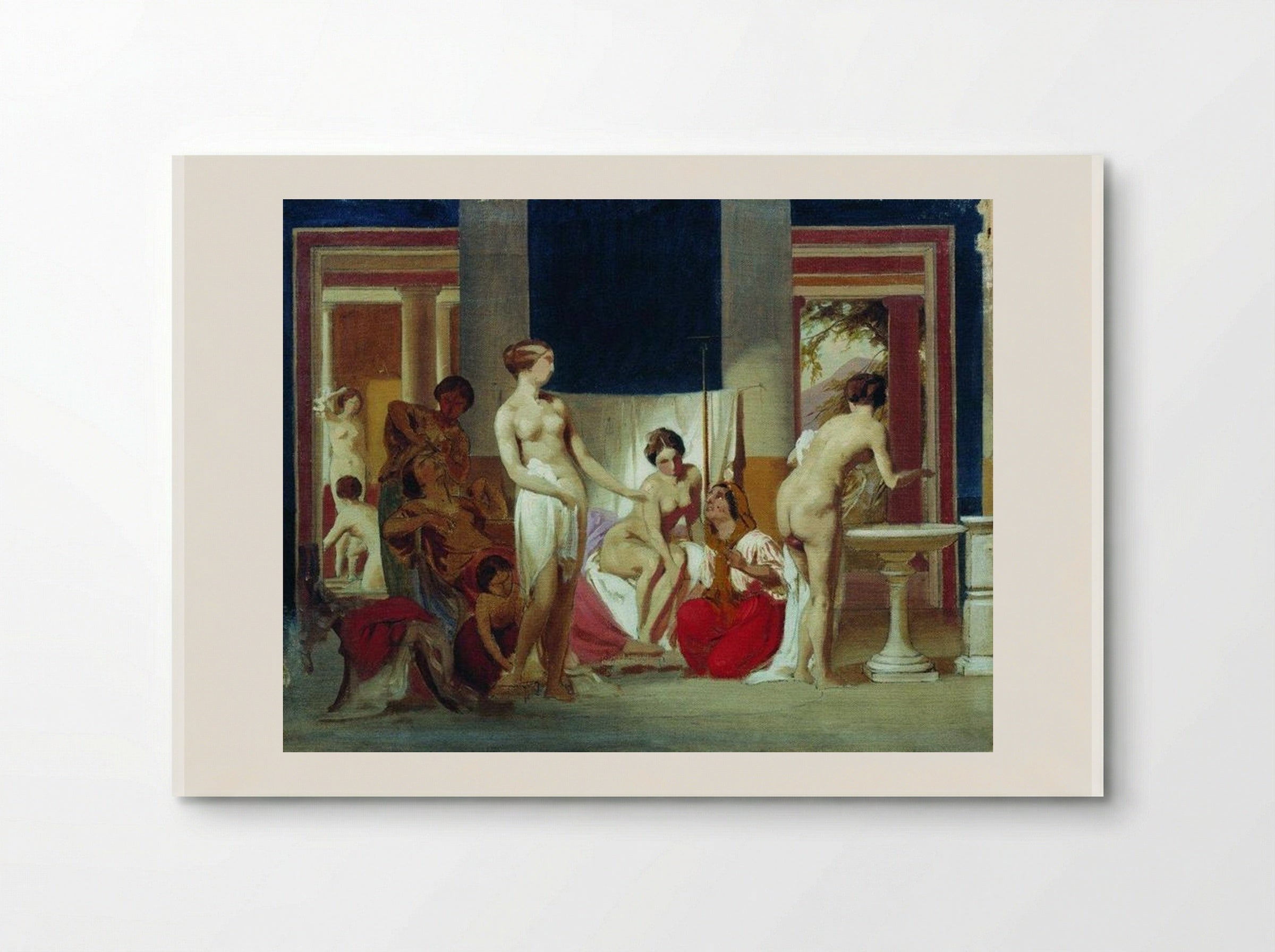 Private Baths in Pompeii - Fyodor Bronnikov - Poster