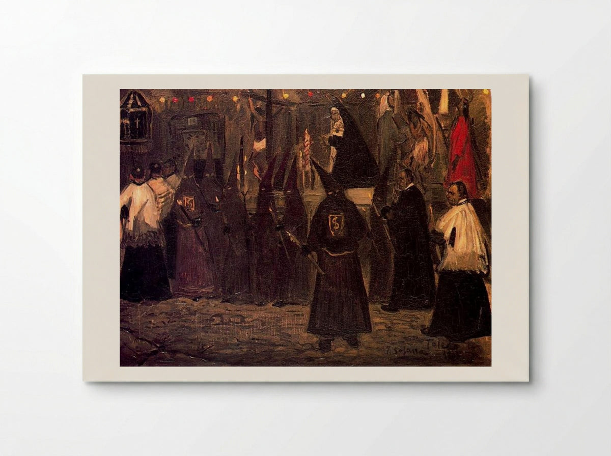 Procession in Toledo - José Gutiérrez Solana - Poster