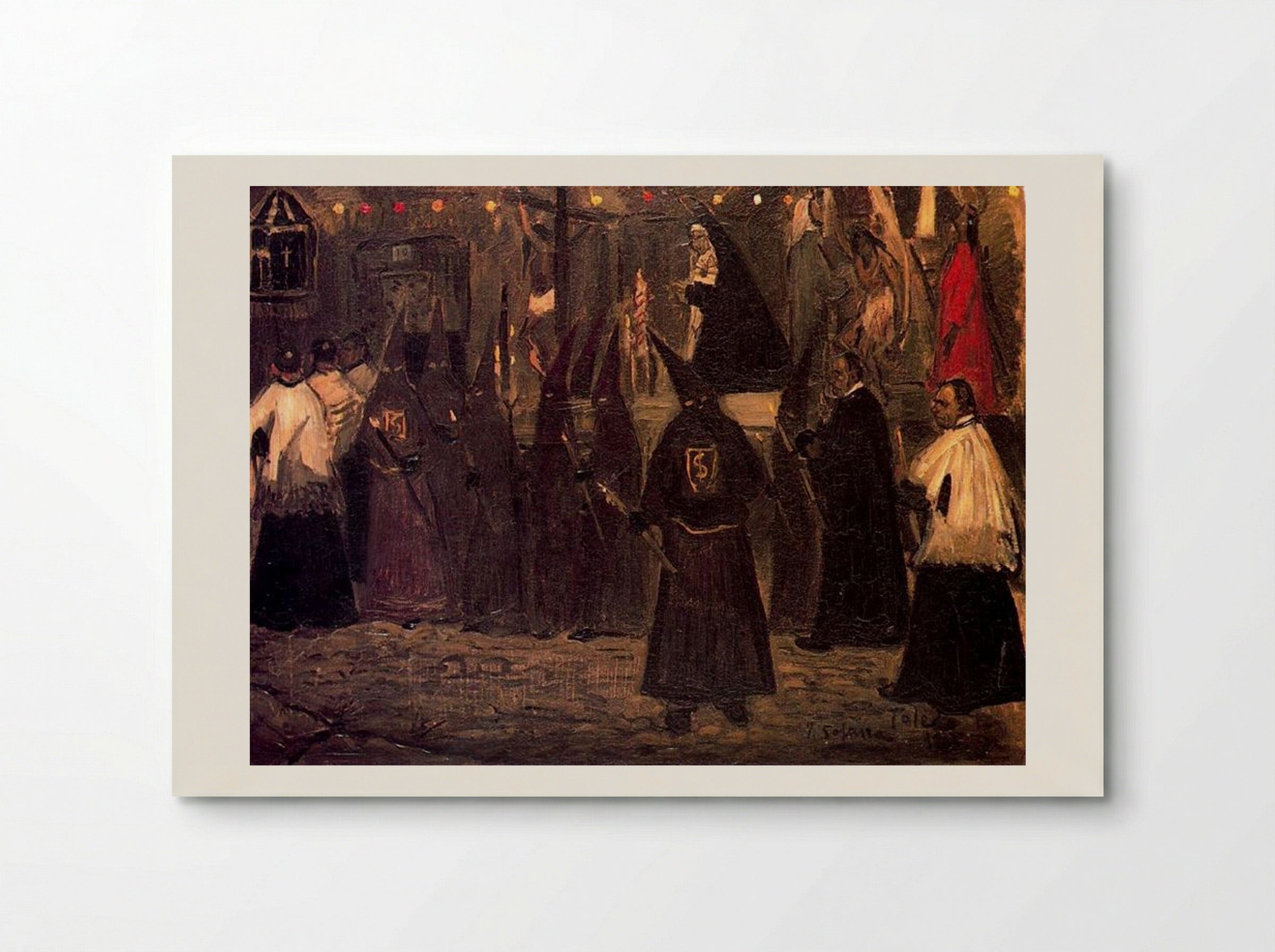 Procession in Toledo - José Gutiérrez Solana - Poster