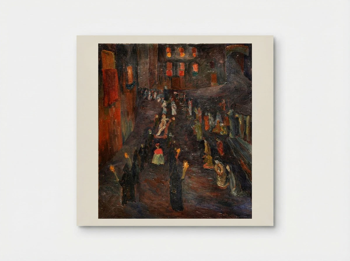 Procession of the Dead Christ - Alberto Burri - Poster