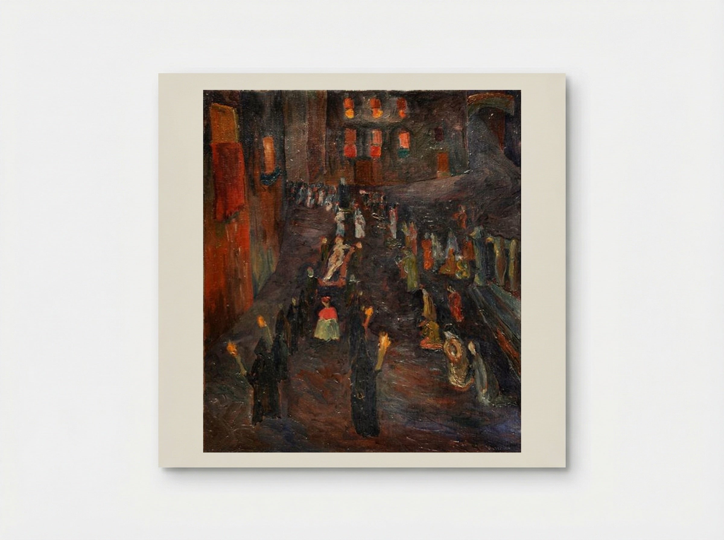 Procession of the Dead Christ - Alberto Burri - Poster