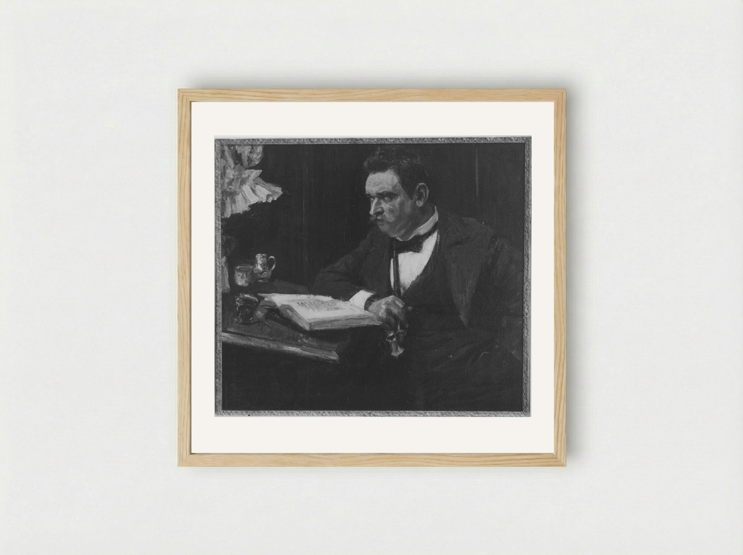 Professor Karl Voll - Max Slevogt - Framed Print Wood