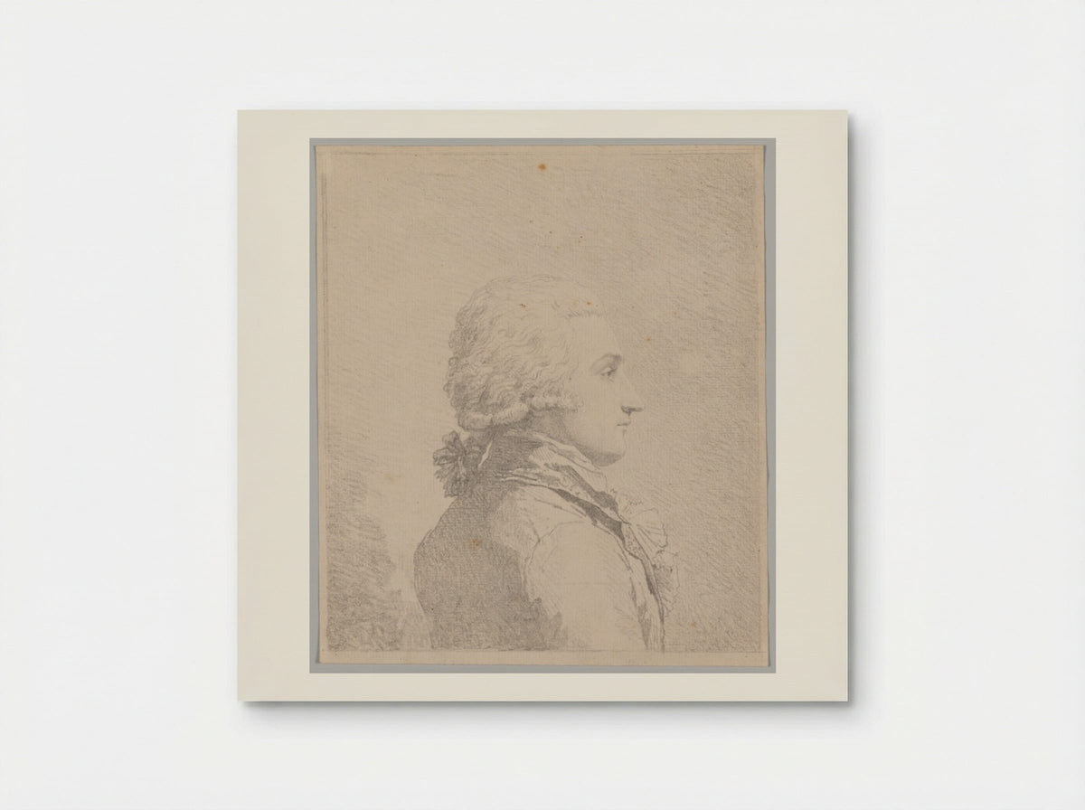 Profile Portrait of a Man - Louis Rolland Trinquesse - Poster