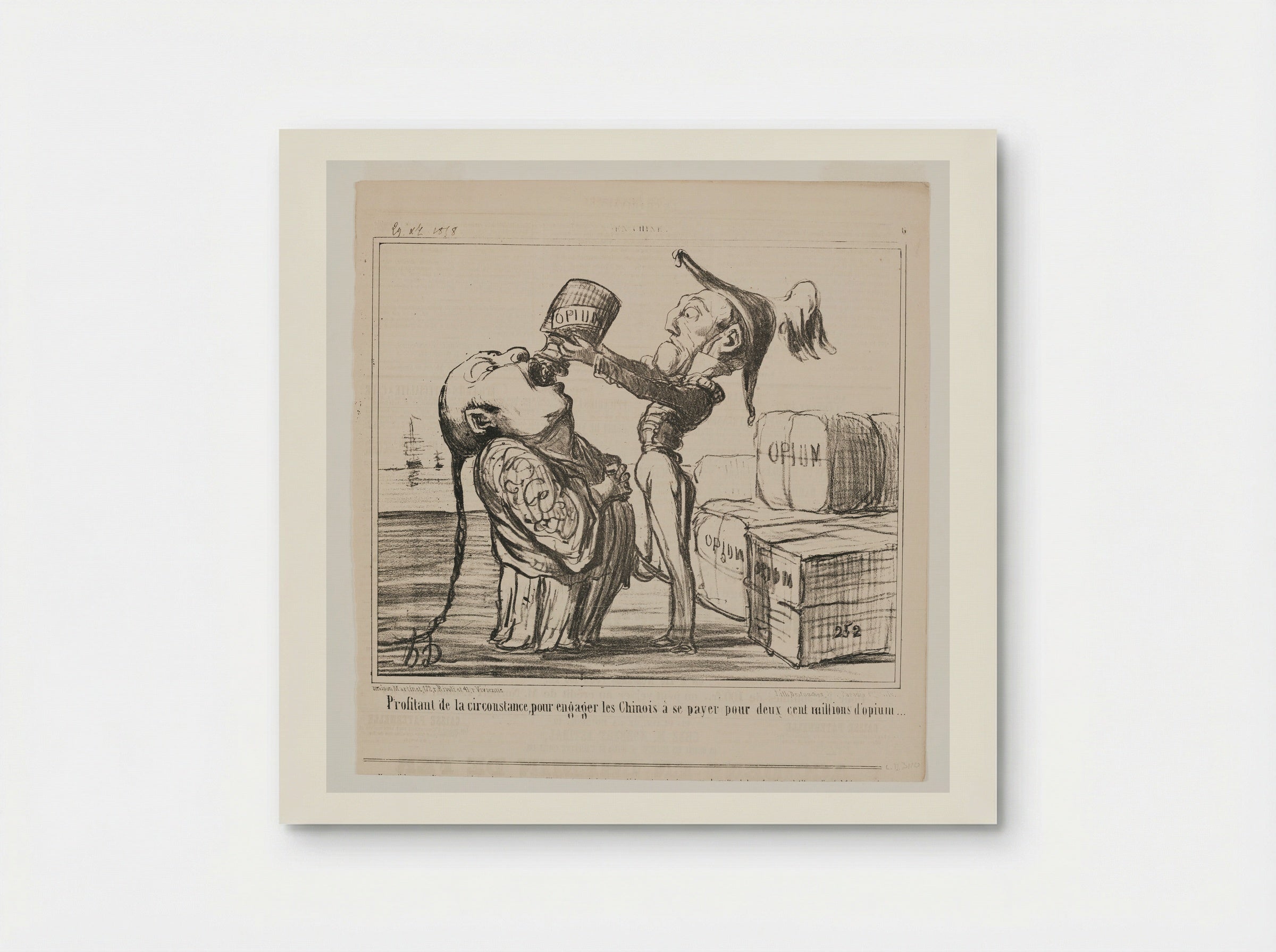 Profitant de la circonstance - Honoré-Victorin Daumier - Poster