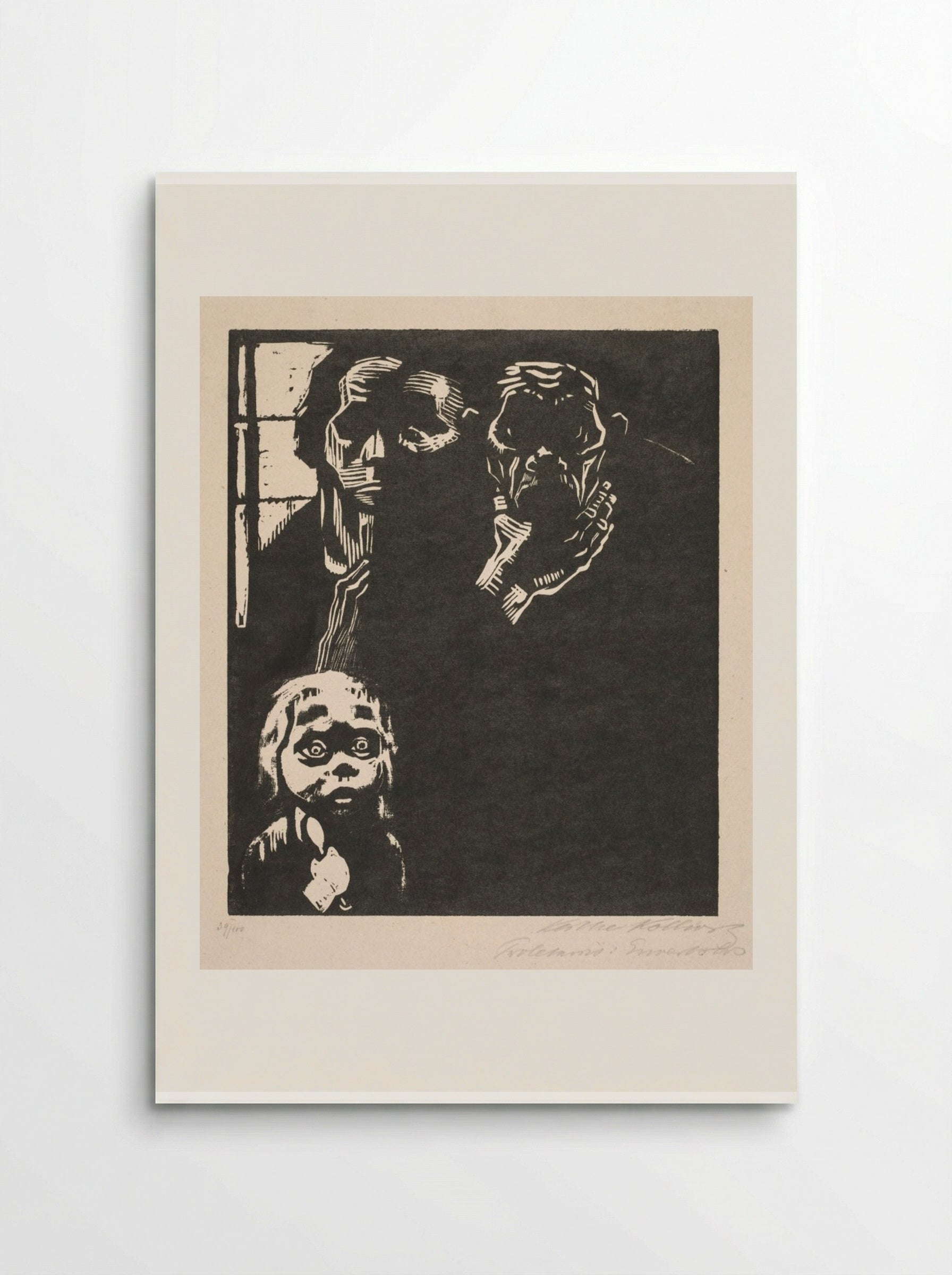 Proletariat: No. 1, Out of Work - Käthe Kollwitz - Poster