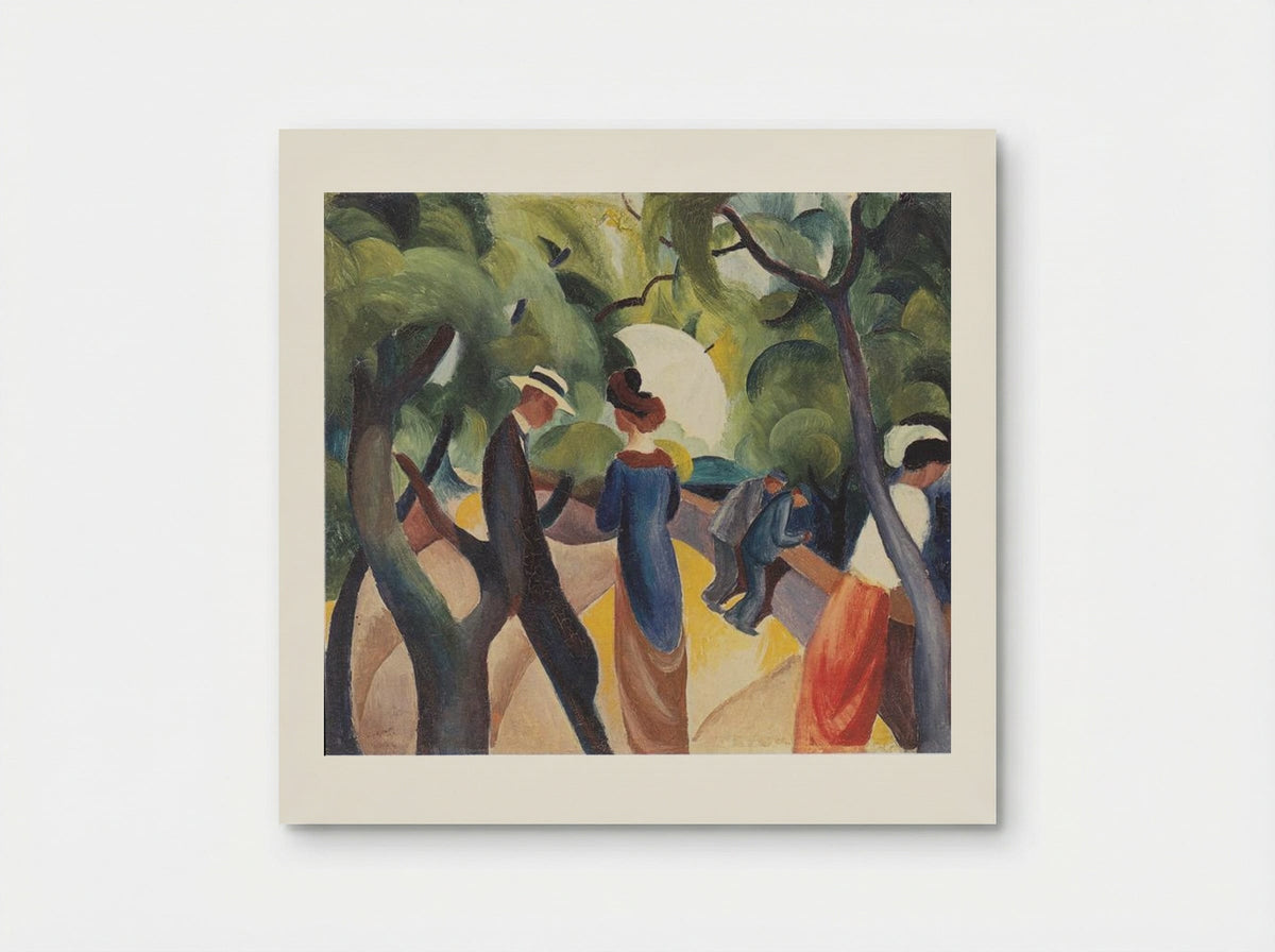 Promenaders - August Macke - Poster