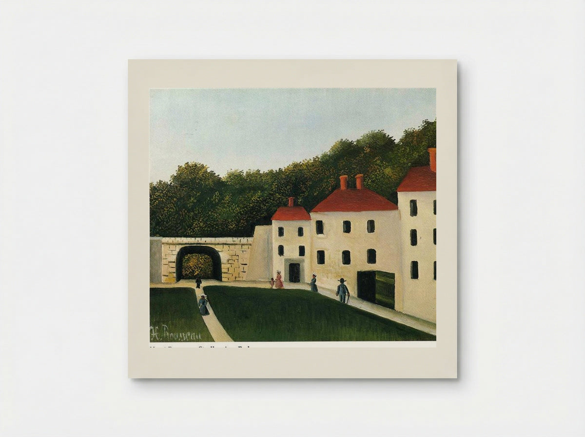 Promeneurs dans un Parc - Henri Rousseau - Poster