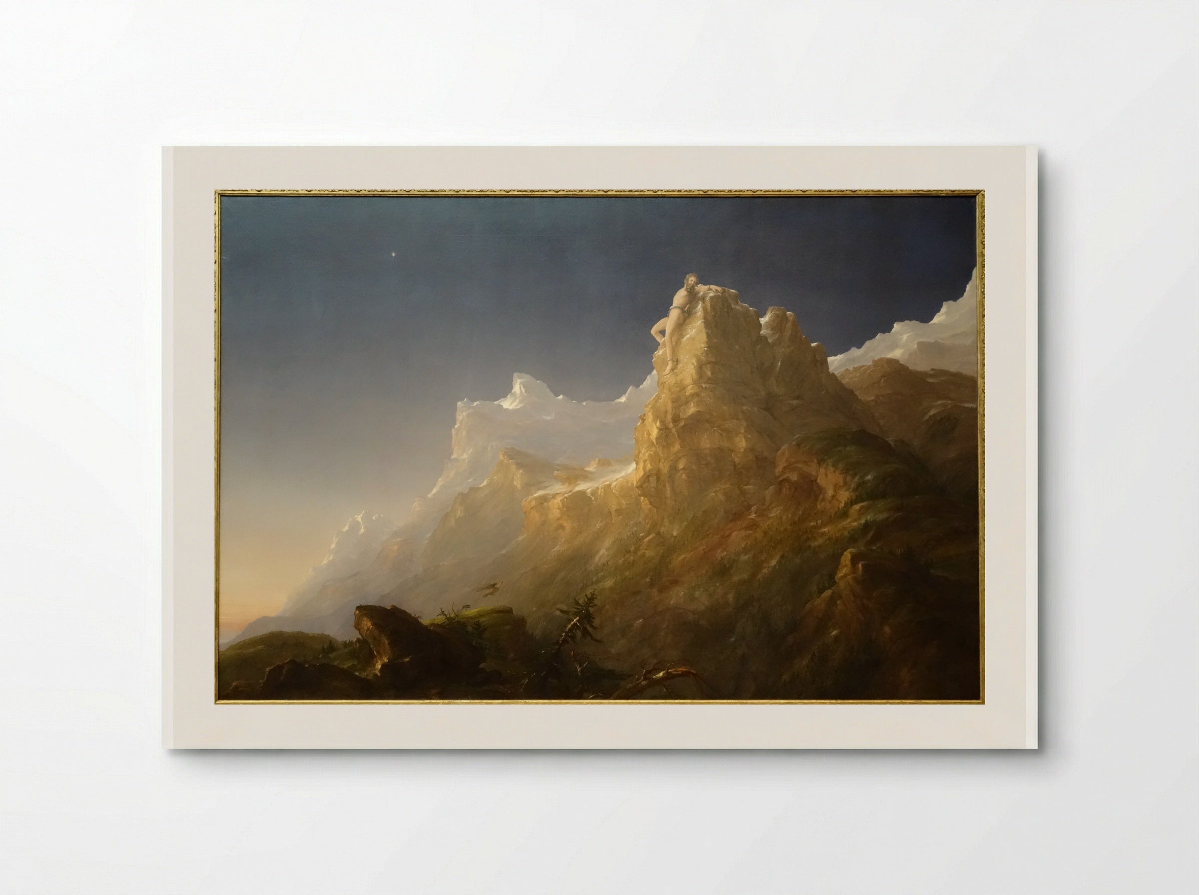 Prometheus Bound - Thomas Cole - Poster